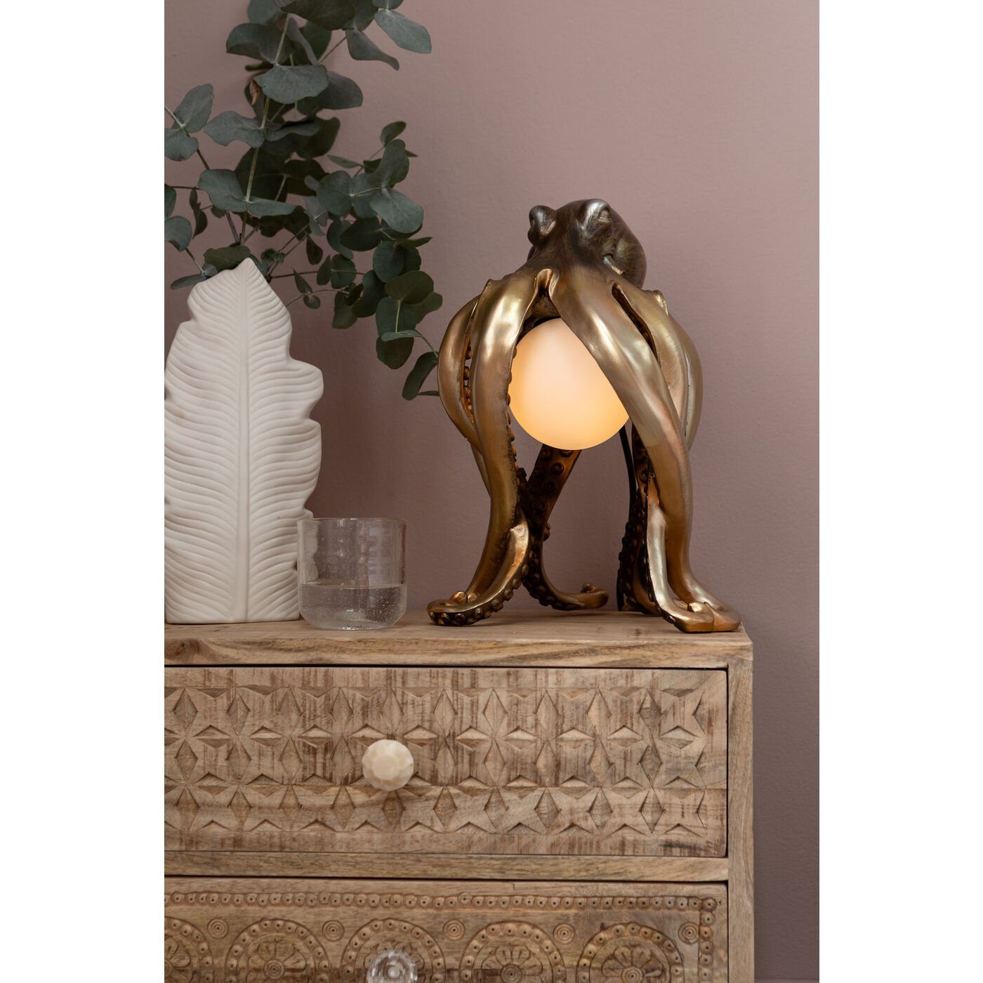 Kare Design Tischleuchte Animal Octopus, LED wechselbar