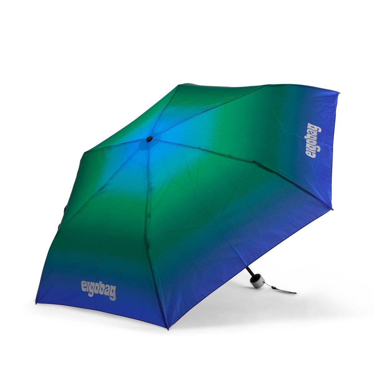 ergobag Taschenregenschirm Kinder-Regenschirm, Refektierend TruckBär