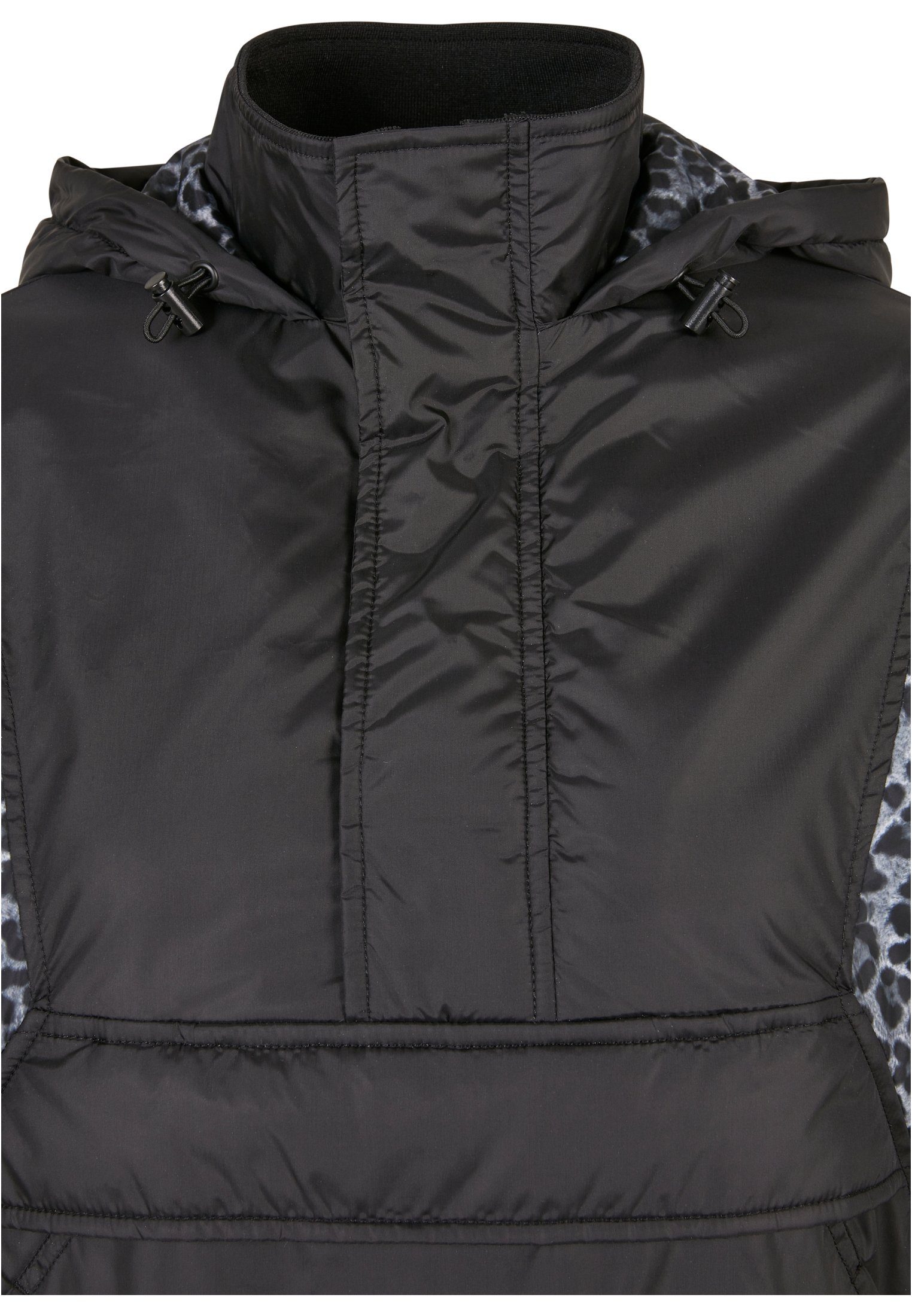 Jacket Pull Ladies black/snowleo/lightasphalt Outdoorjacke Over URBAN Damen (1-St) Mixed AOP CLASSICS