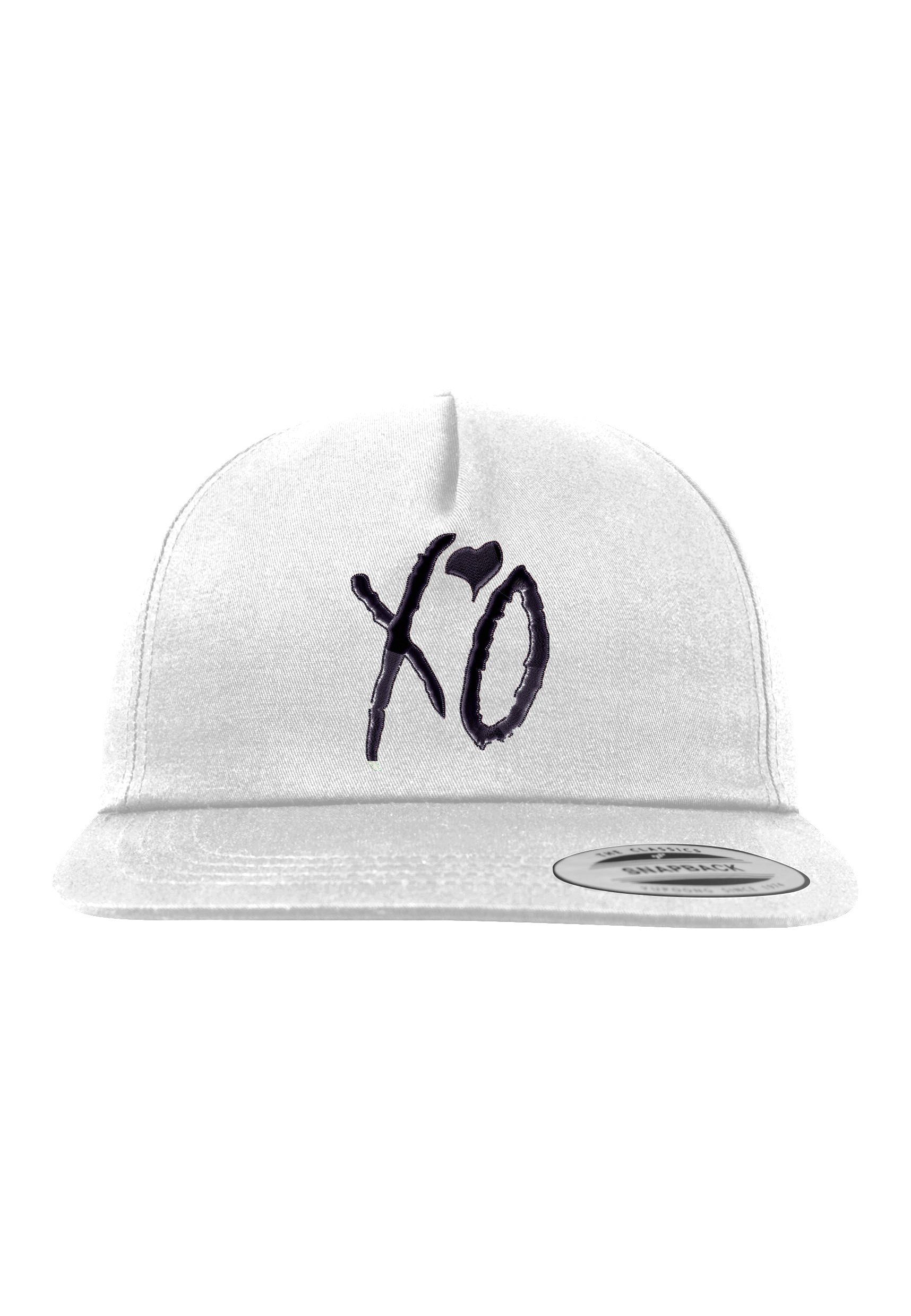 Unisex XO Baseball Cap Weiß Cap Logo modischer Designz mit Snapback Youth Stickerei