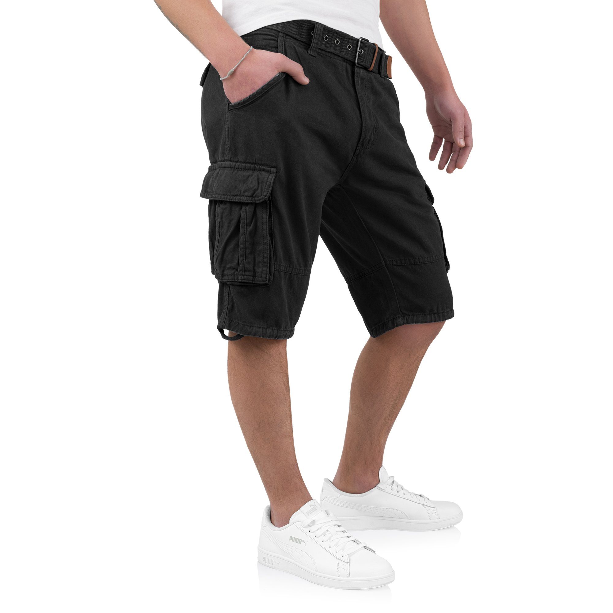 Indicode Cargoshorts Indicode Kjeld Herren Cargo Шорты mit 6 Taschen