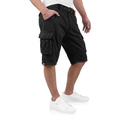 Indicode Cargoshorts Indicode Kjeld Herren Cargo Shorts mit 6 Taschen