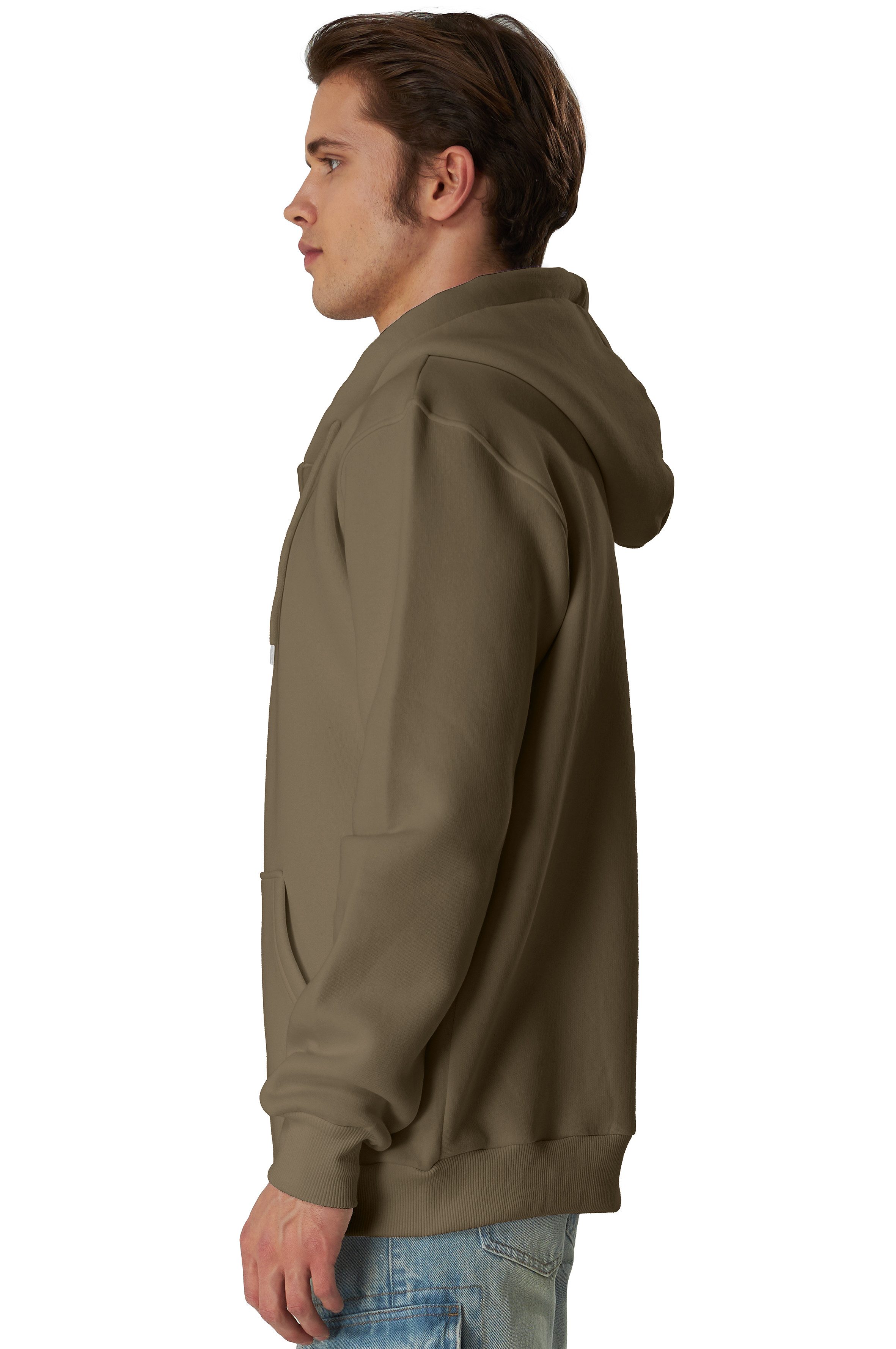 Smith & Solo Hoodie Herren - Sweatshirt mit Reißverschluss Zipper Sweatjacke Baumwollmix