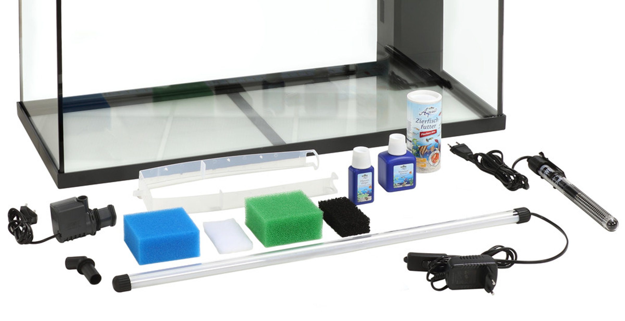 Dehner AquarienSet Aqua Start 80, 81 x 36 x 45 cm, mit Futter/Pflege