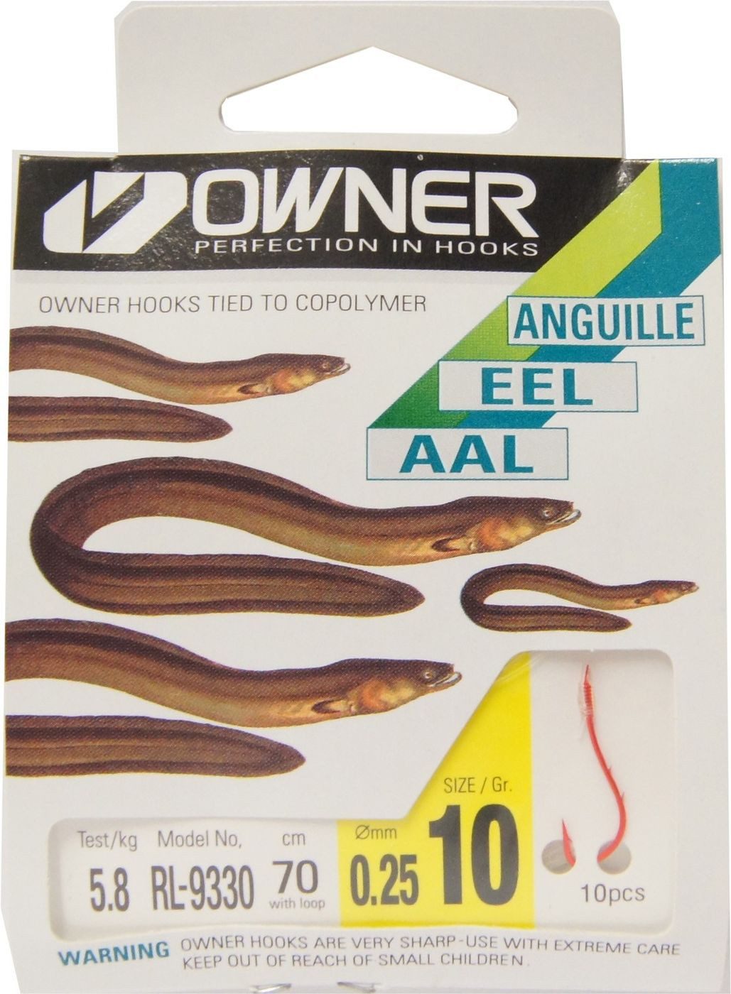 Owner Hooks Aalhaken Owner Aalhaken gebunden 70cm Vorfach