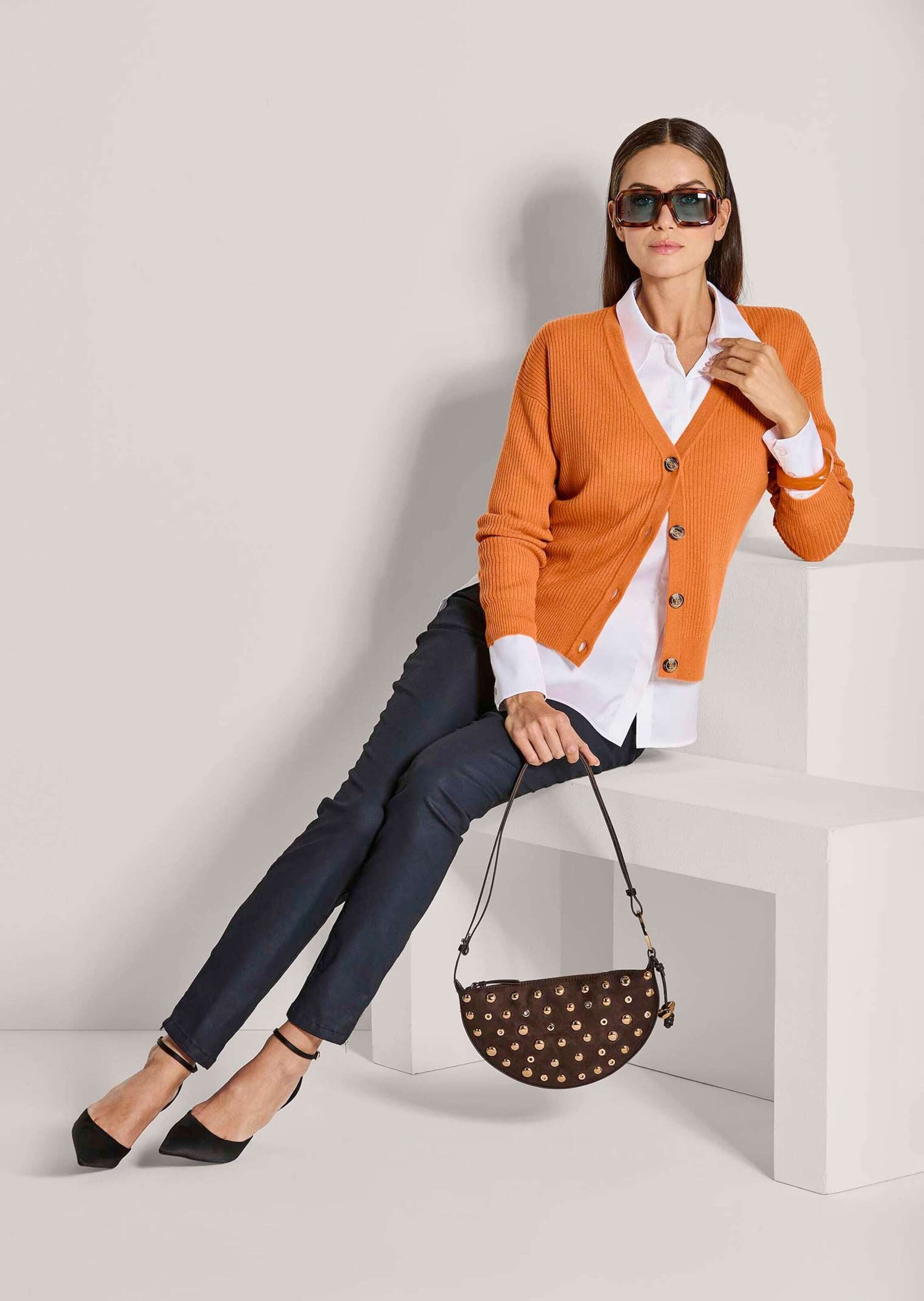 MADELEINE Strickjacke Strickjacke mit Kaschmir