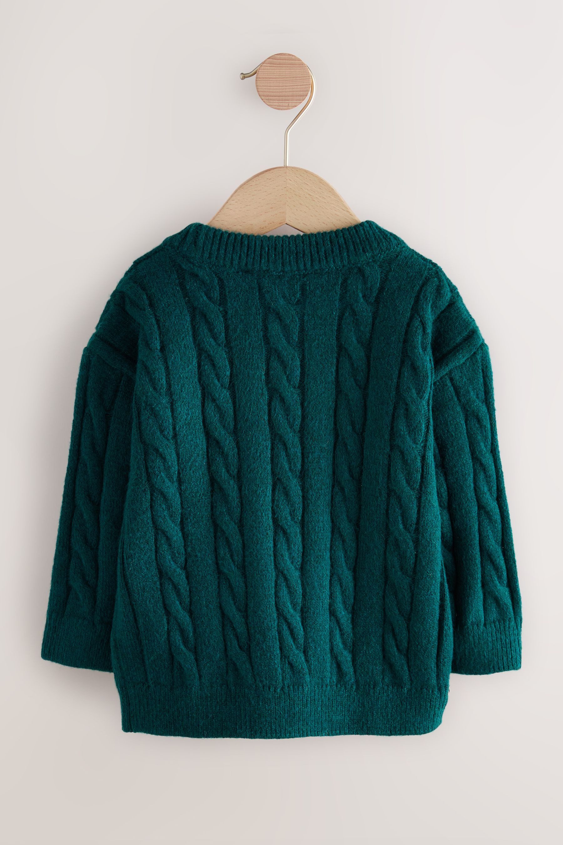 Next Rundhalspullover Rundhals-Pullover mit Zopfstrickmuster + günstig online kaufen