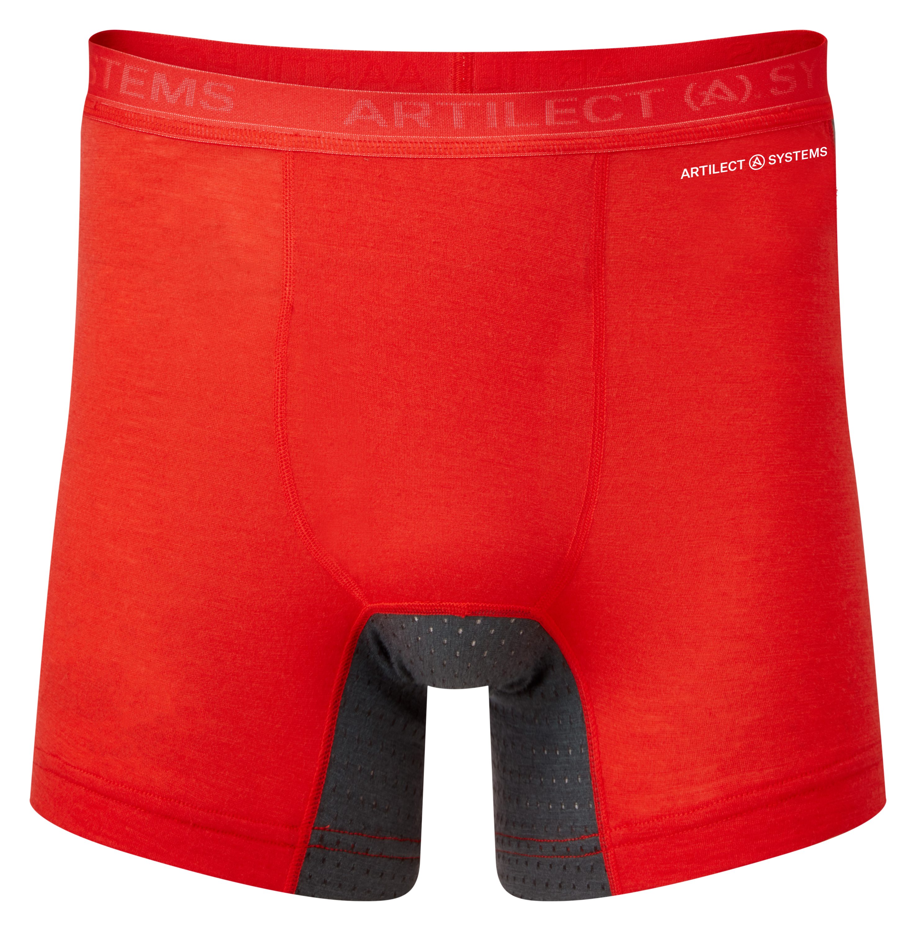 Artilect Boxer Artilect Herren Boulder 125 Boxer Brief Unterhose Super Red/Ash