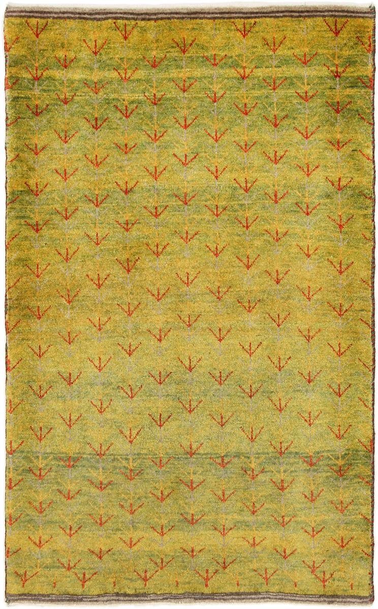 Orientteppich Perser Gabbeh Kashkuli Handgeknüpfter Höhe: Orientteppich, 15 Nain Trading, rechteckig, Moderner mm 75x119