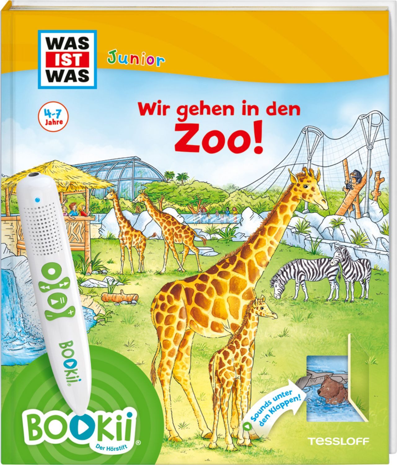 BOOKii® WAS IST WAS Junior Wir gehen in den Zoo! / Claudia Kaiser, Martin Lickleder, Bärbel Oftring