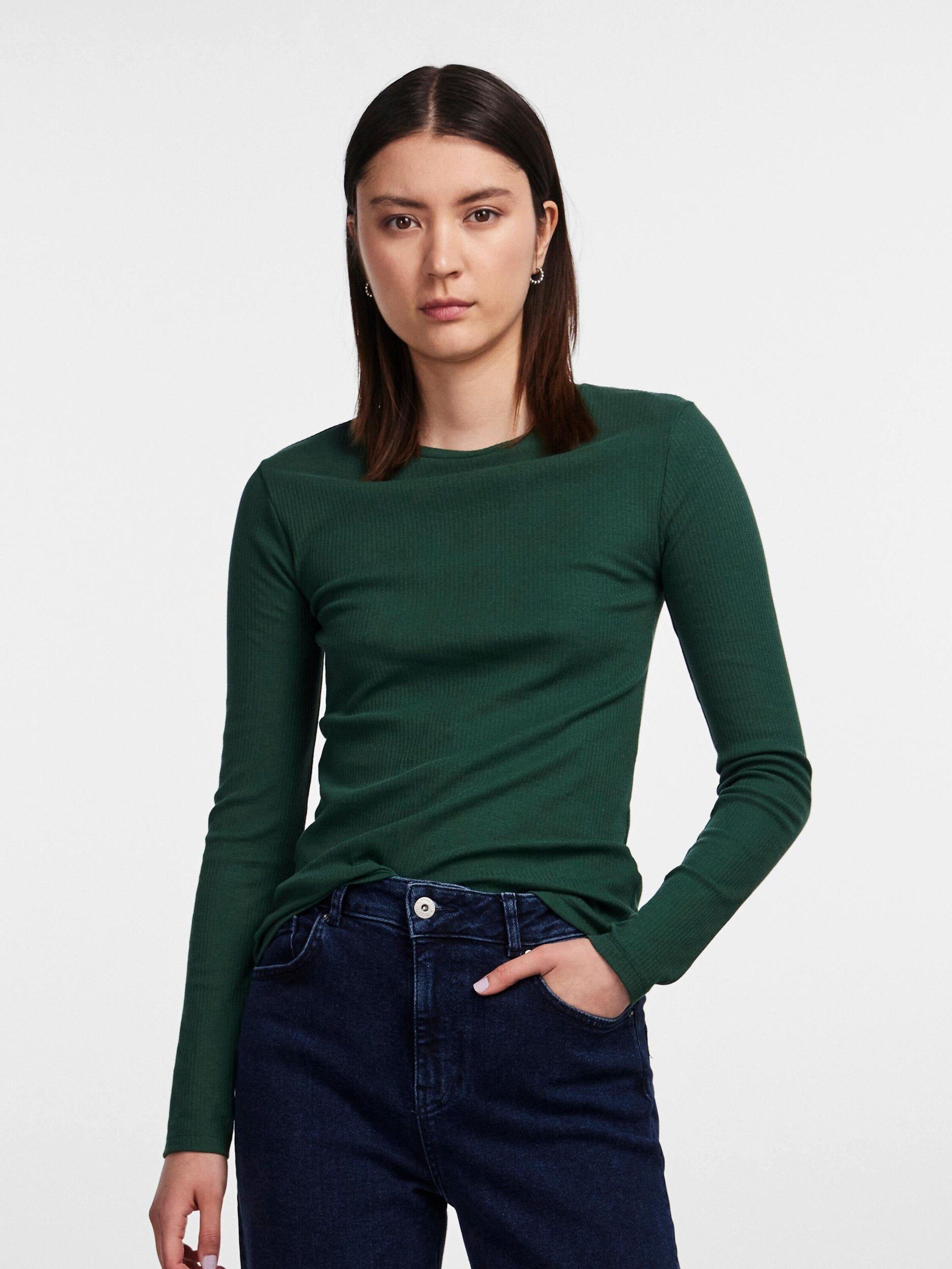 pieces Langarmshirt RUKA (1-tlg) Plain/ohne Details