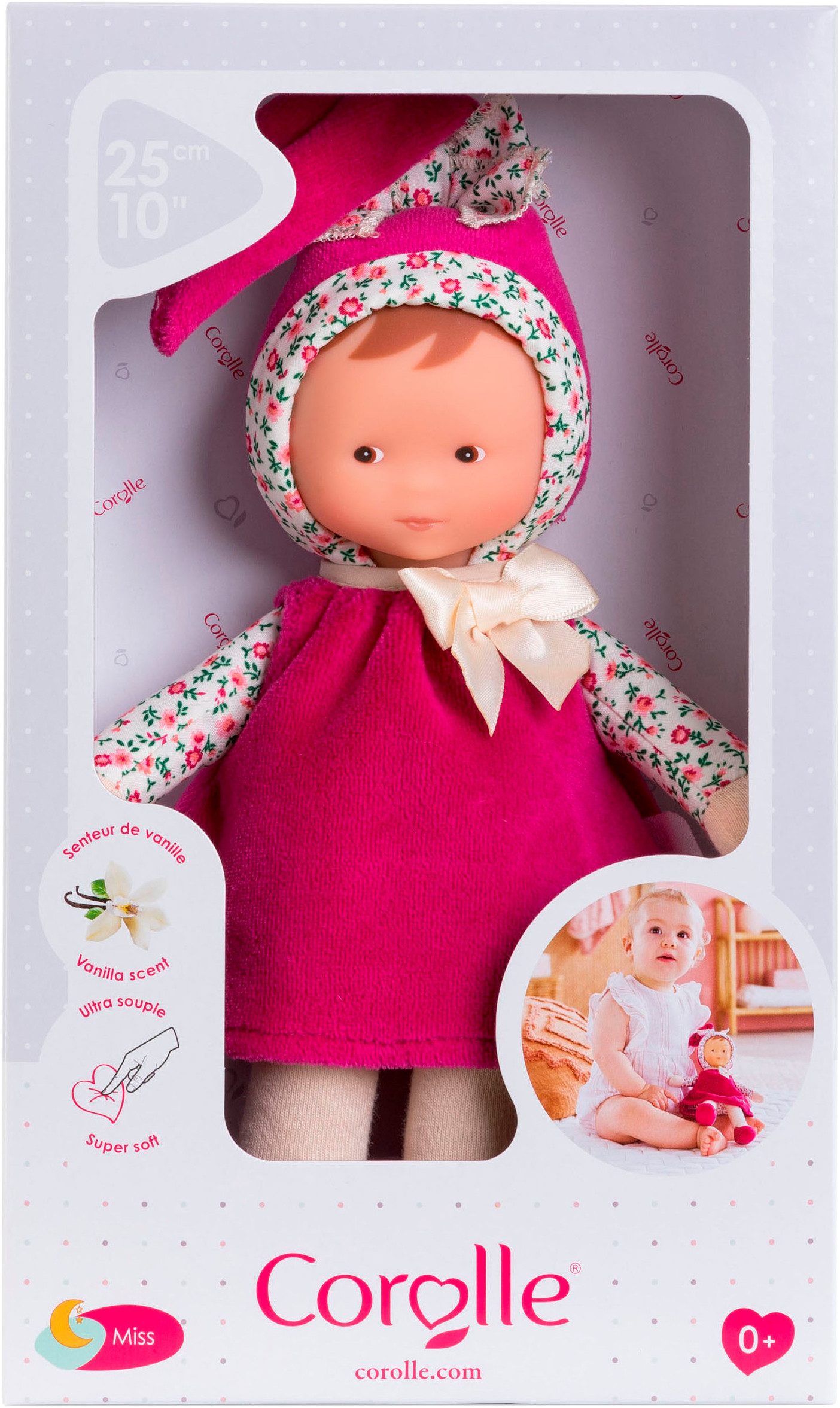 Corolle® Stoffpuppe Mon Doudou, Miss Röschen, mit Vanilleduft