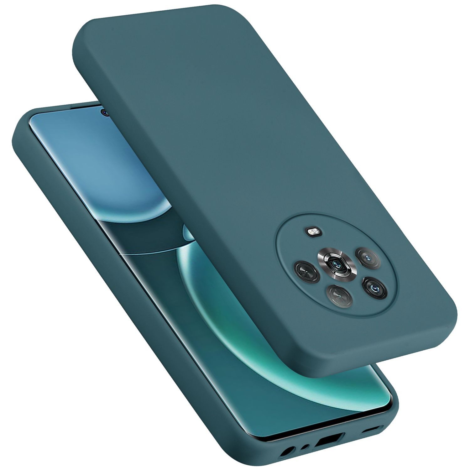 Cadorabo Handyhülle für Honor Magic 4 Hülle Honor Magic 4, Flexible Hülle TPU Silikon Schutzhülle Back Cover Case