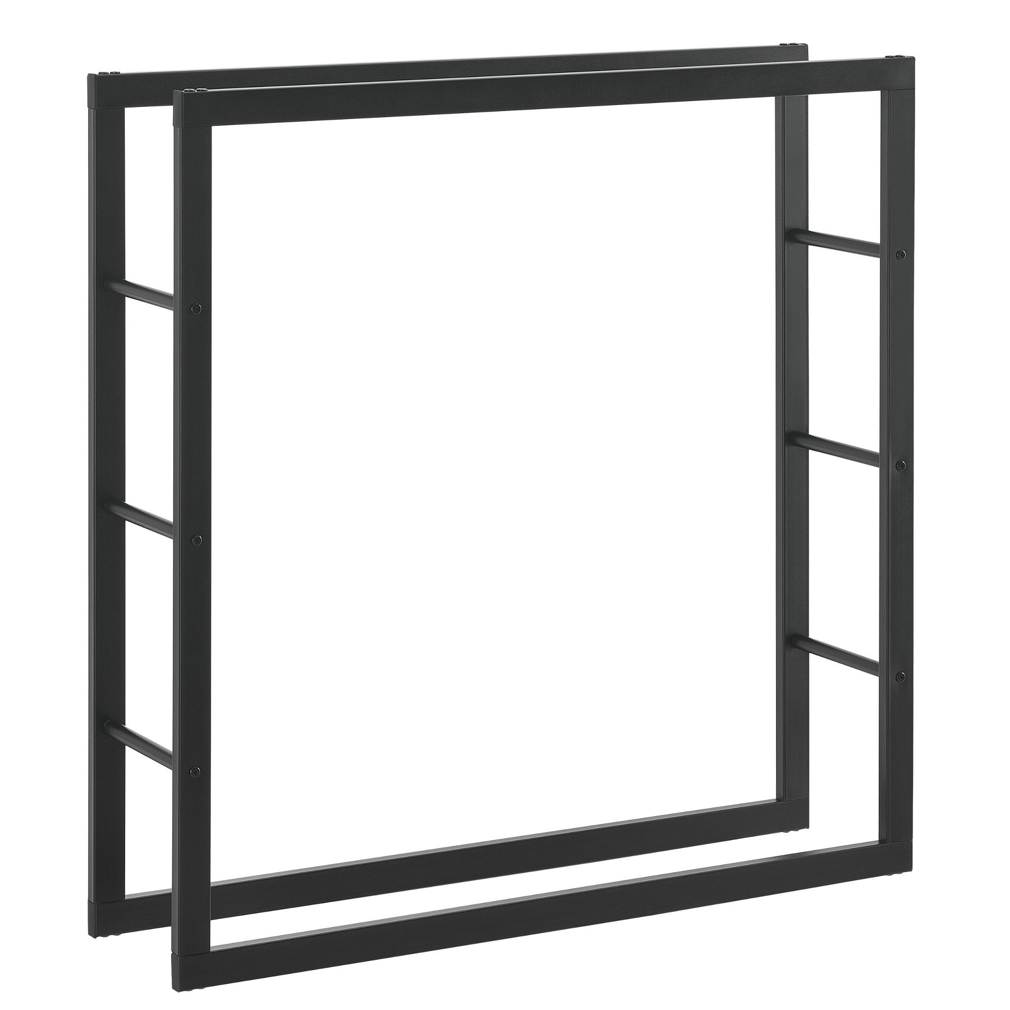 en.casa Kaminholzregal, BxTxH:100x25x100 cm, »Täby« Brennholzregal günstig online kaufen