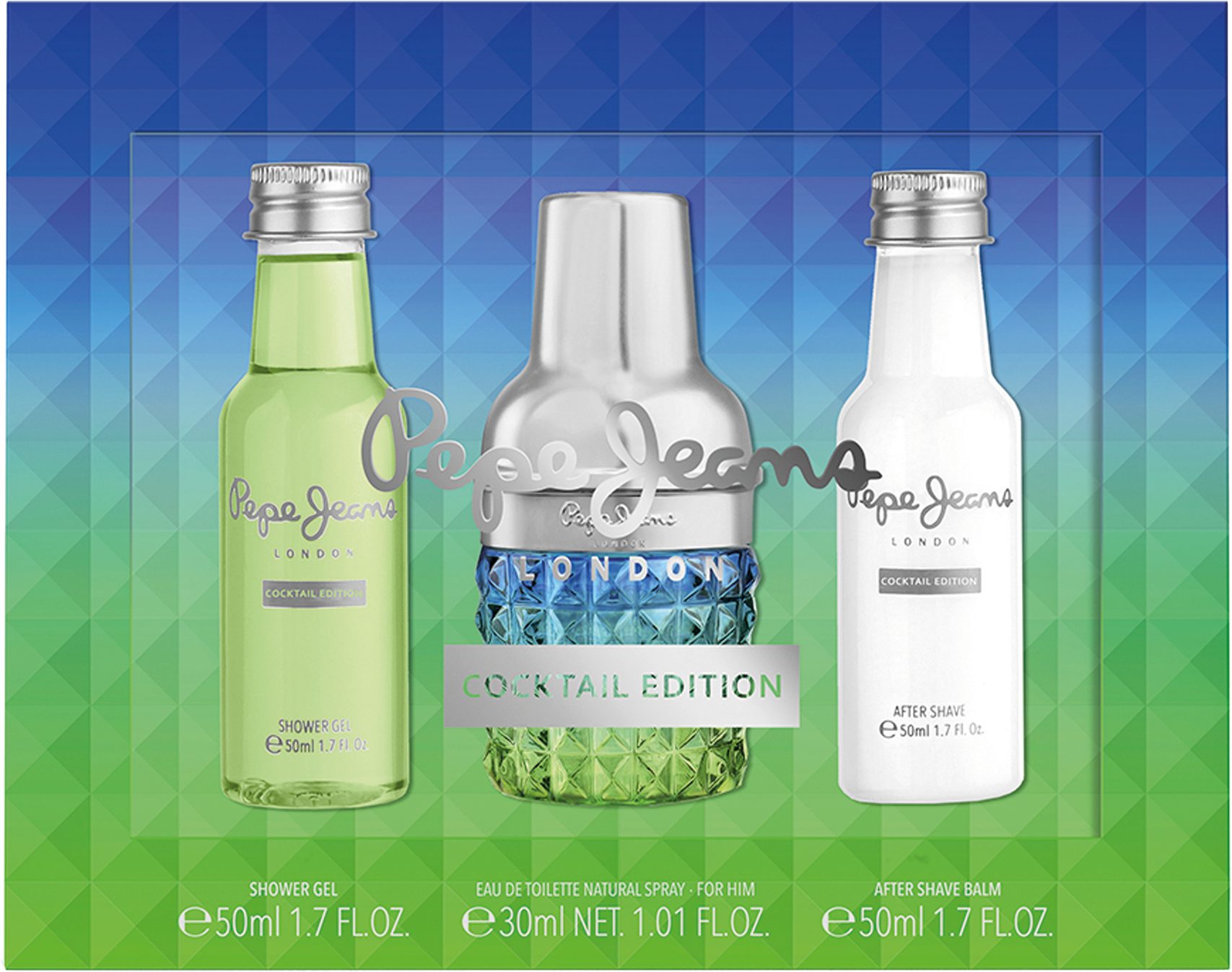 Pepe Jeans Duft-Set Pepe Jeans Cocktail for him, 3-tlg.