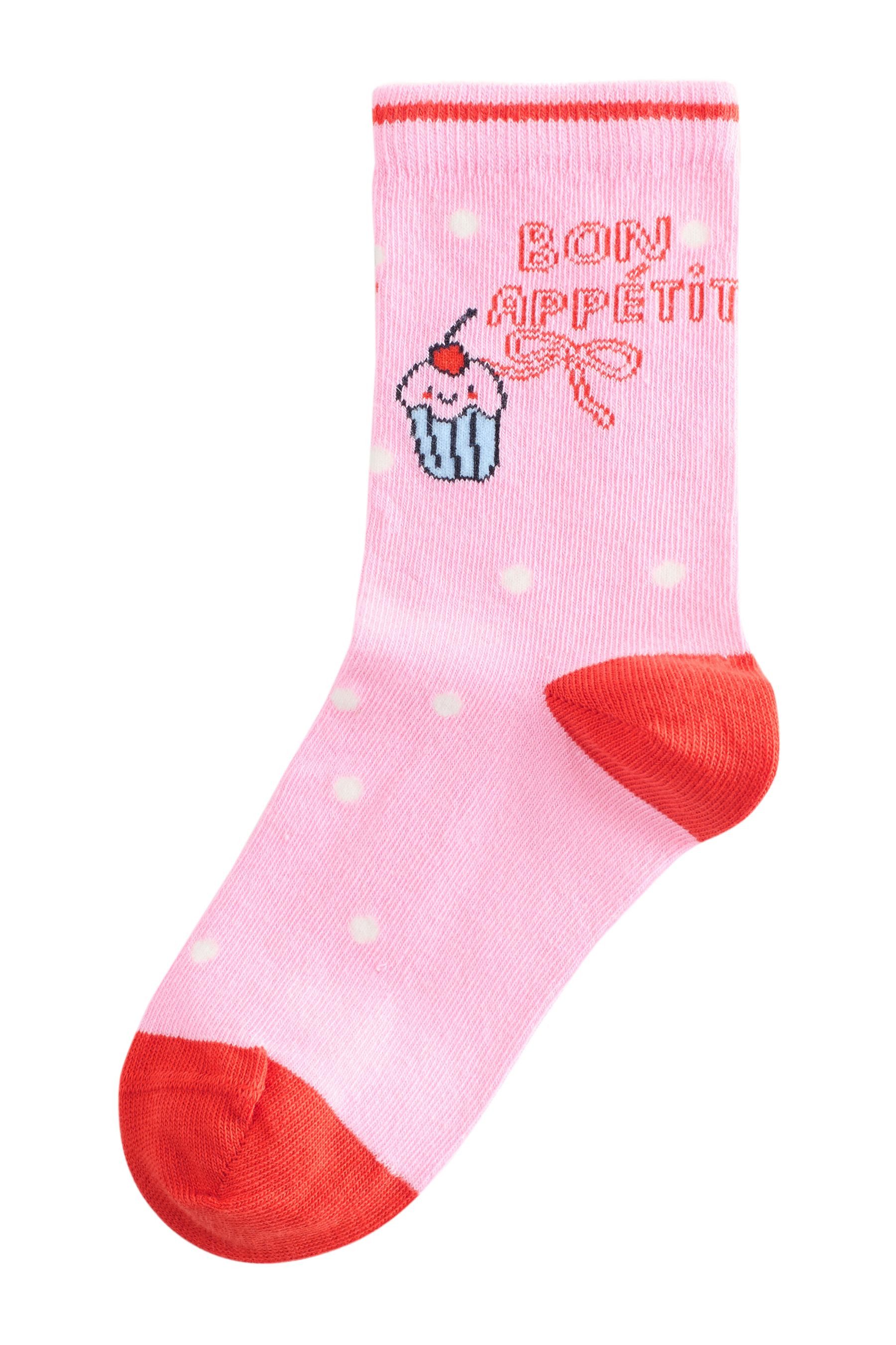 Next Kurzsocken Bakery Socken mit hohem Baumwollanteil, 5er-Pack (5-Paar) – Bild 2 von 5