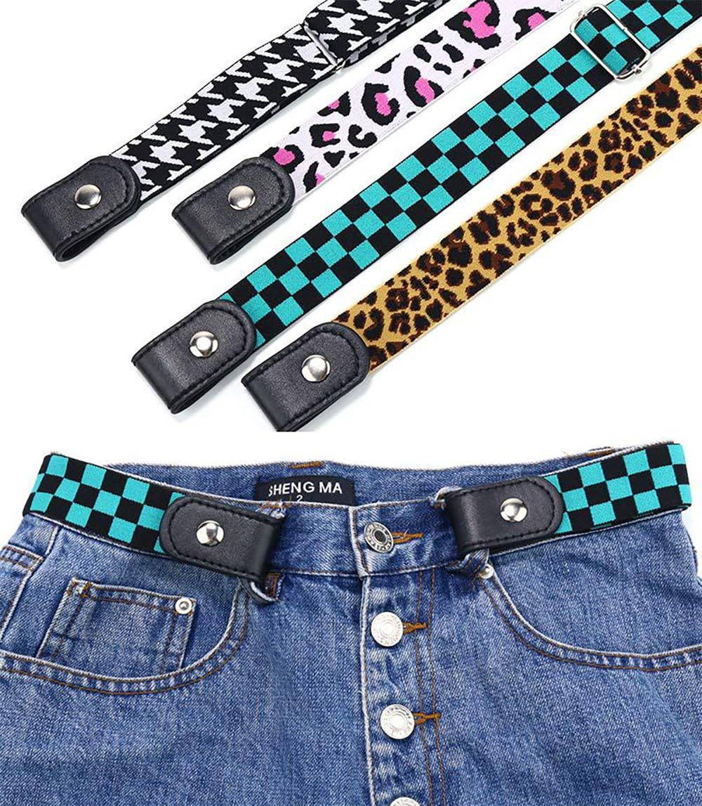 nsihing Stretchgürtel elastischer Gürtel ohne Schnalle für Damen und Herren, 2er-Pack Unsichtbarer Taillengürtel,Schmuckgürtel,für Kleid & Overall
