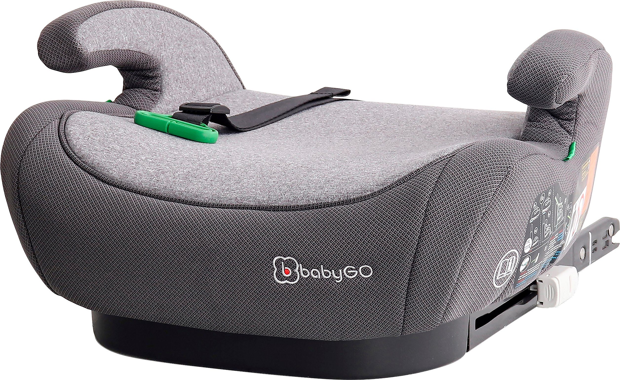 BabyGo Kindersitzerhöhung Bursa IV Isofix 126-150 cm, ab: 126 cm, bis: 150 cm, vorwärts gerichtet