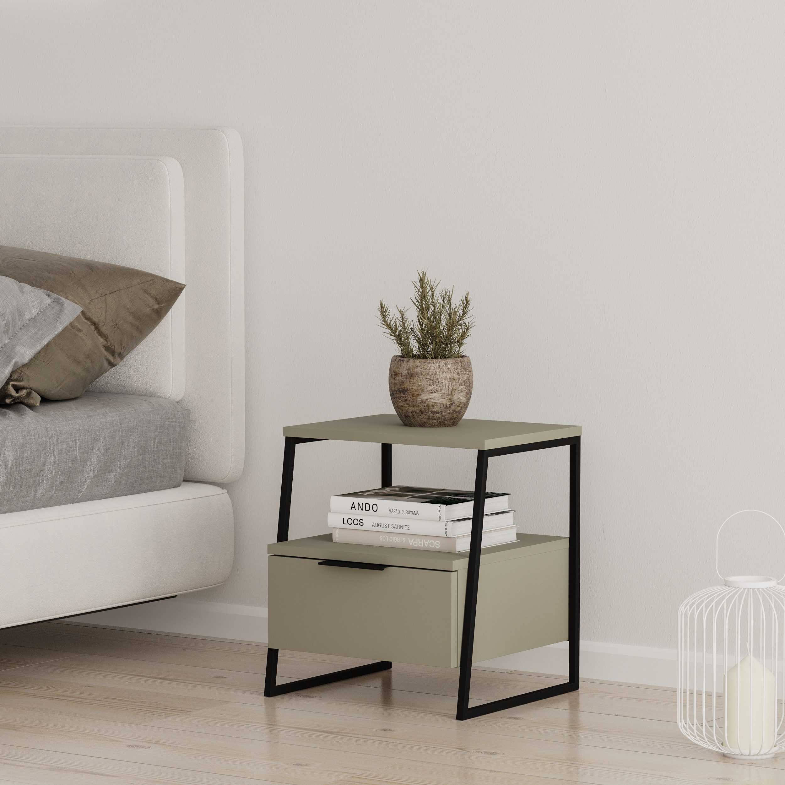 Decortie Nachttisch Pal mit Schubladen Kommode günstig online kaufen