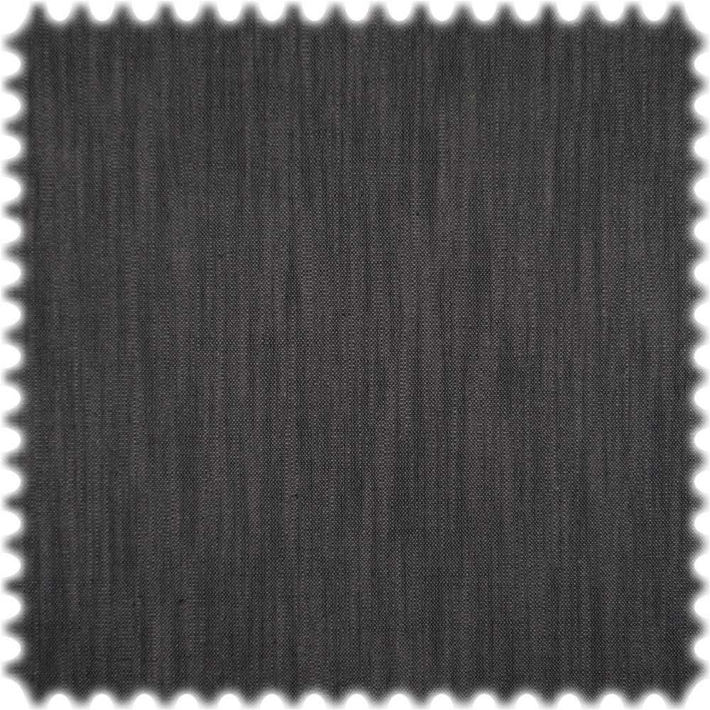 Heiro Stoff Naturfaser Leinen Optik Möbelstoff Oslo Anthrazit, Meterware - Breite:140 cm