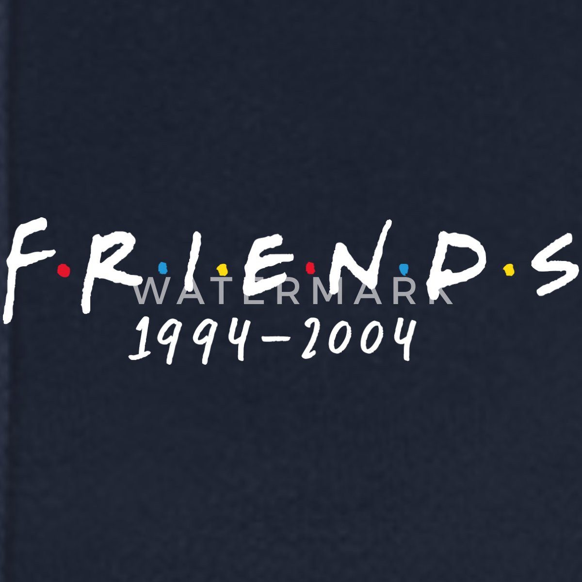 Spreadshirt Hoodie Friends Kleines Logo 1994-2004 günstig online kaufen