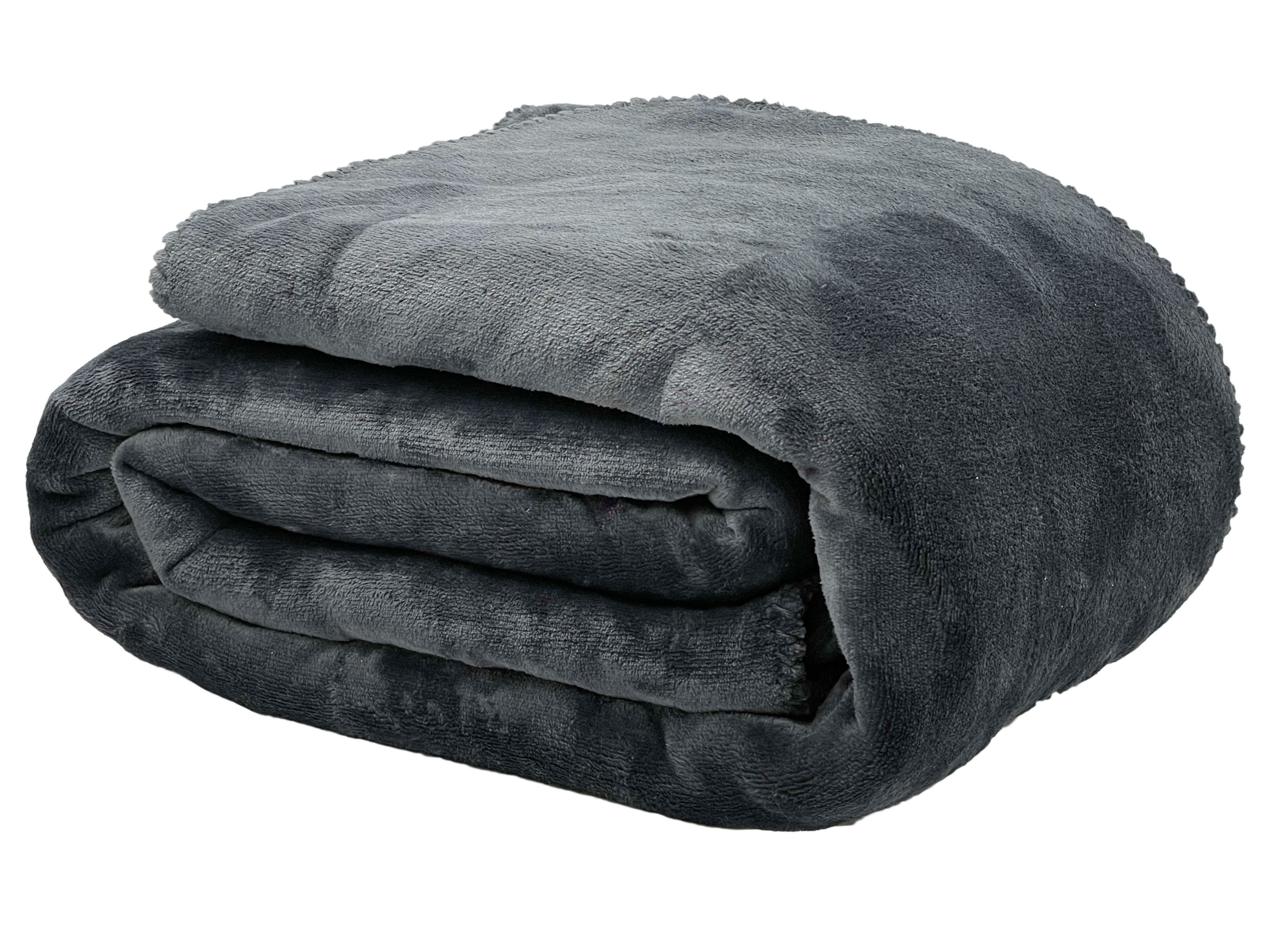 Wohndecke Kuscheldecke aus super weichem Mikrofaserstoff, kamelshopping, 220 x 240cm, Lammfell-Optik, waschbar, kuschelige Tagesdecke, wärmend & weich zugleich, Sherpa-Rückseite