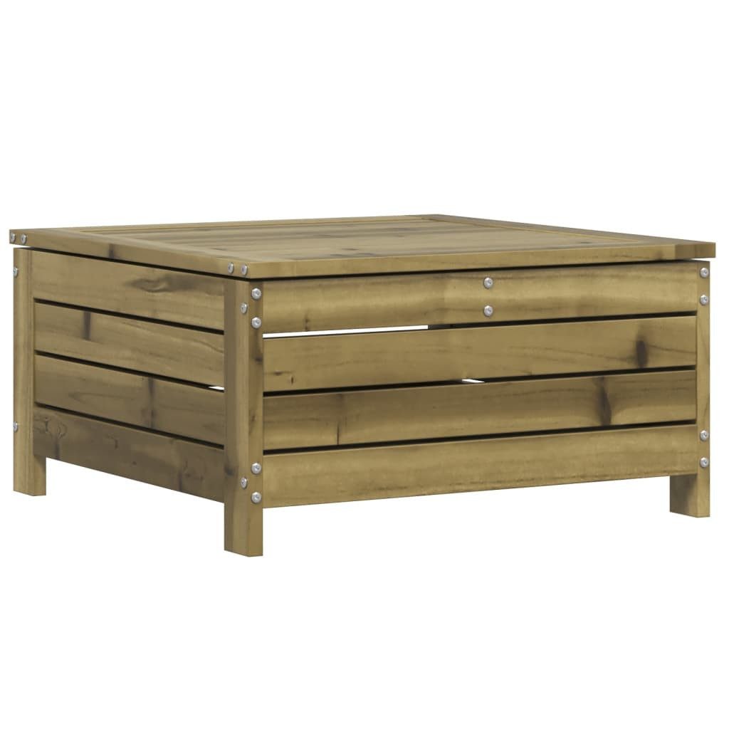 vidaXL Sofaelement Gartenhocker mit Kissen Kiefernholz günstig online kaufen