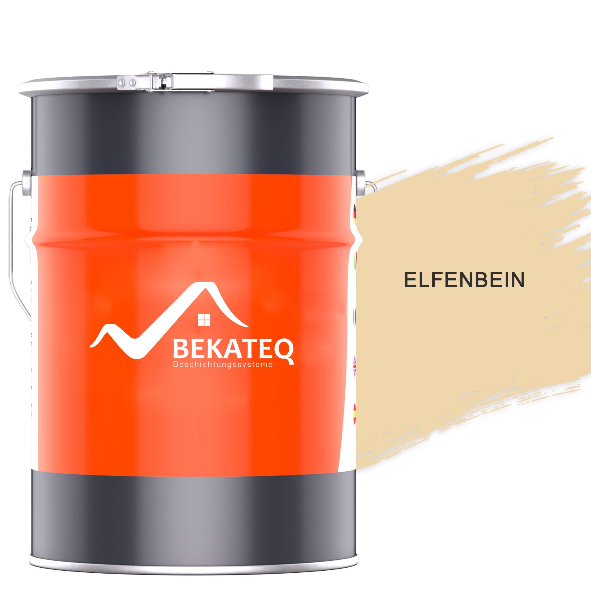 BEKATEQ Fliesenlack BK-721F, Boden- und Wandfliesen, Epoxidharz Fliesenfarbe geruchsarm, wasserfest