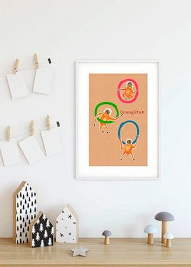 Komar Poster ABC Animal O, Buchstaben (1 St), Kinderzimmer, Schlafzimmer, Wohnzimmer