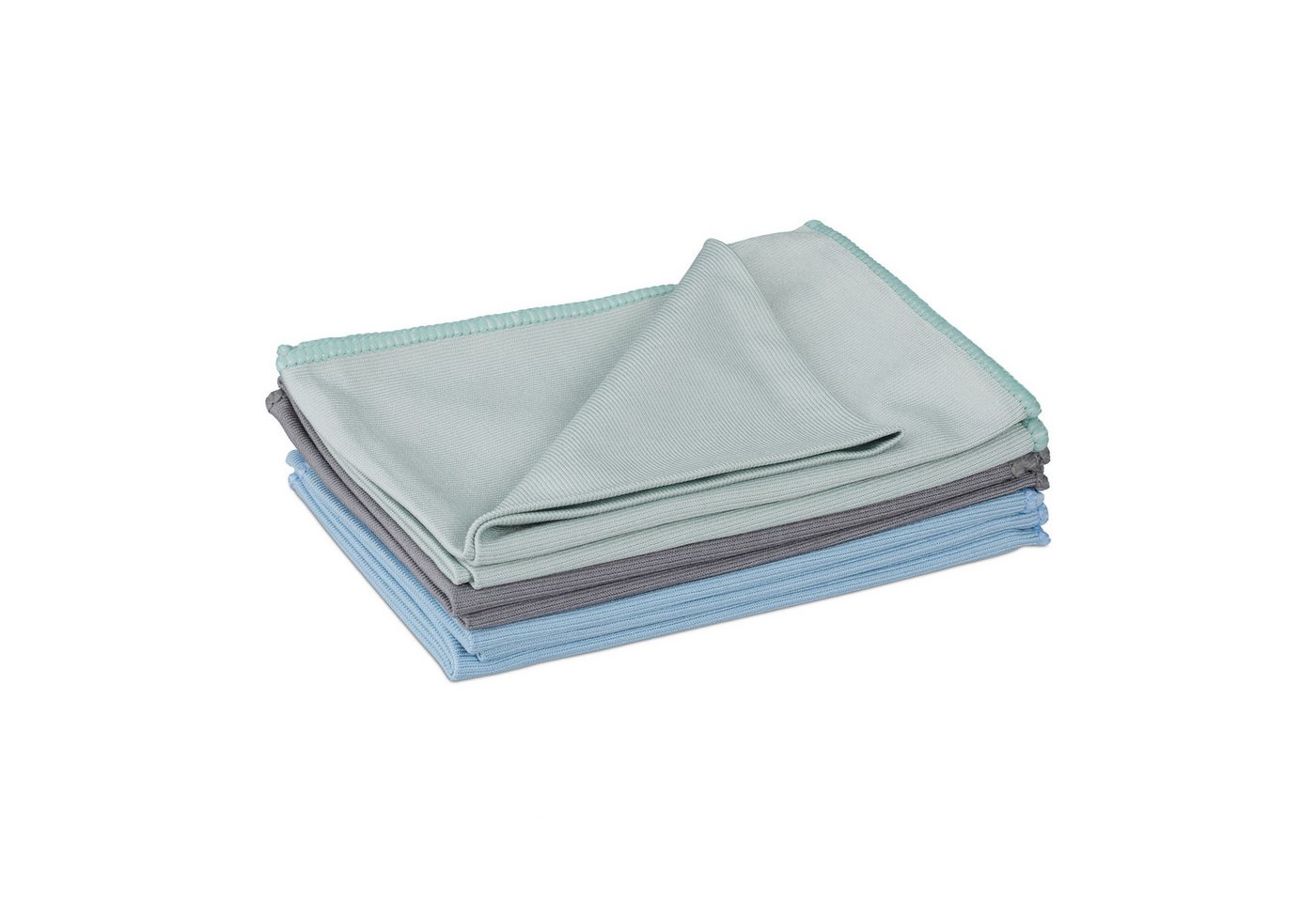 relaxdays Spültuch Mikrofasertücher 40x60cm 6er Set, (6-tlg), Farbmix 1
