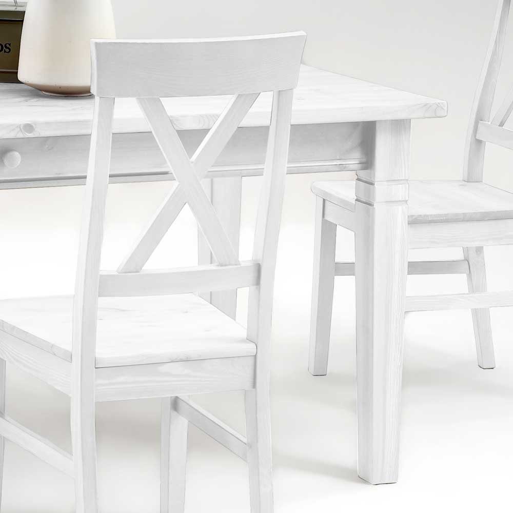 Pharao24 Esstisch Montagne, aus Massivholz