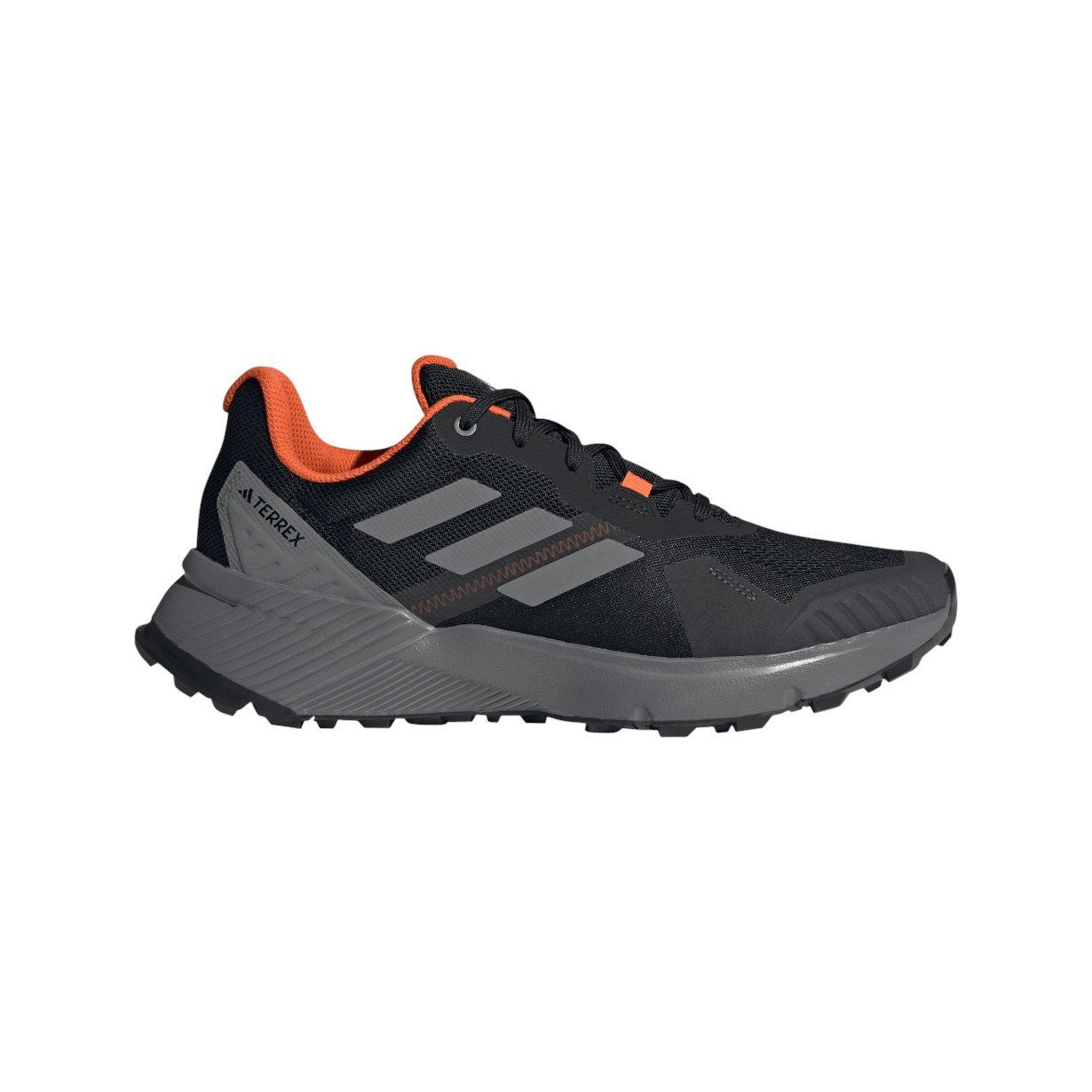 adidas Performance Trail-Laufschuhe Terrex Soulstride 2025 schwarz/grau/orange Herren Wanderschuh