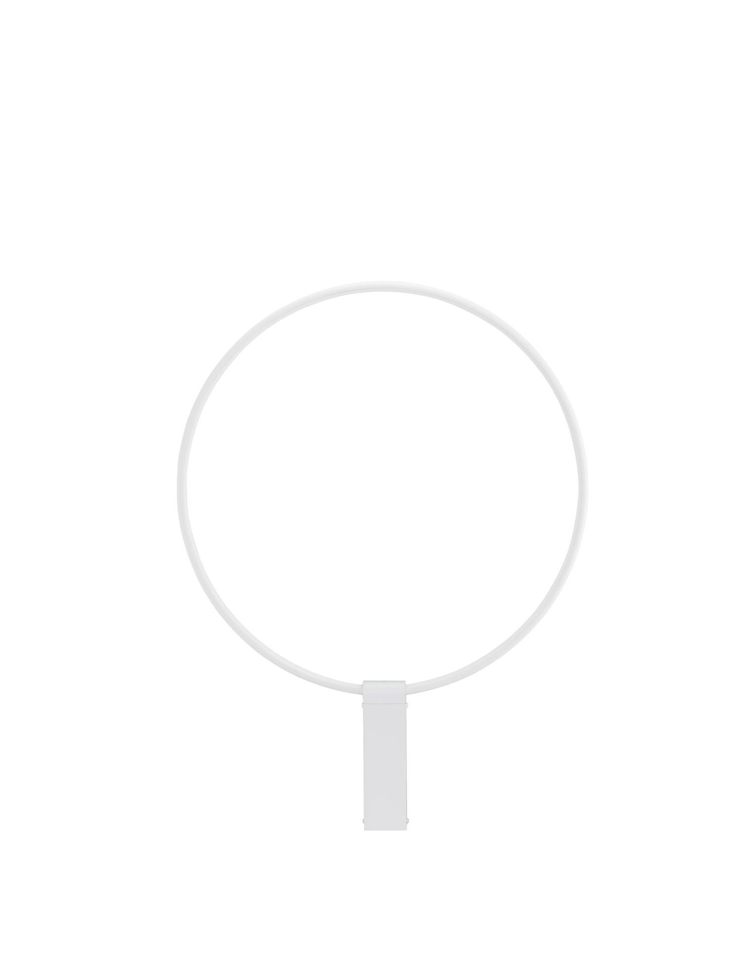 Licht-Erlebnisse Deckenleuchte HELENA, LED, Warmweiß, LED Deckenlampe Ring Ø 60 cm dimmbar Weiß 3000 K Aluminium schwenkbar