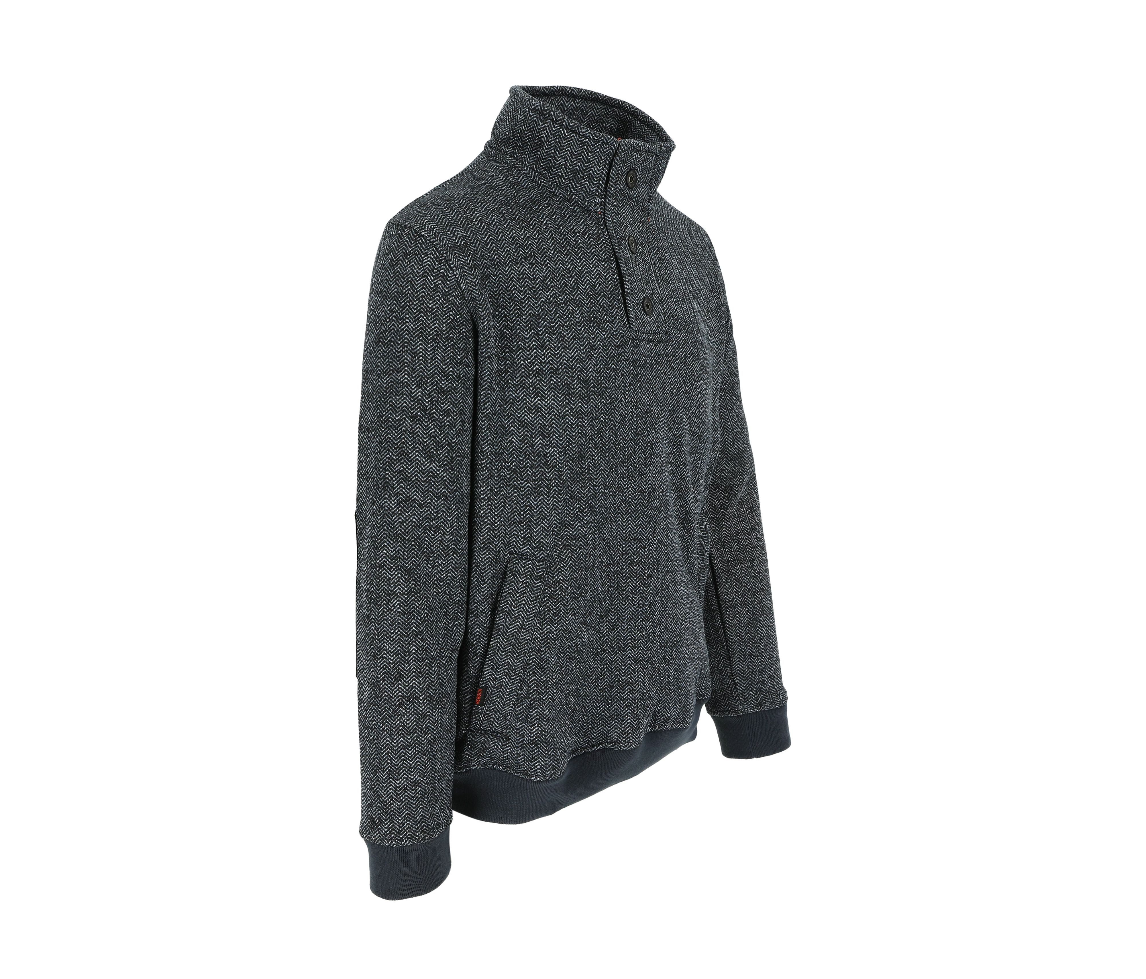 Herock Stehkragenpullover Fleece-Strickpullover Arbeitspullover "VERUS"