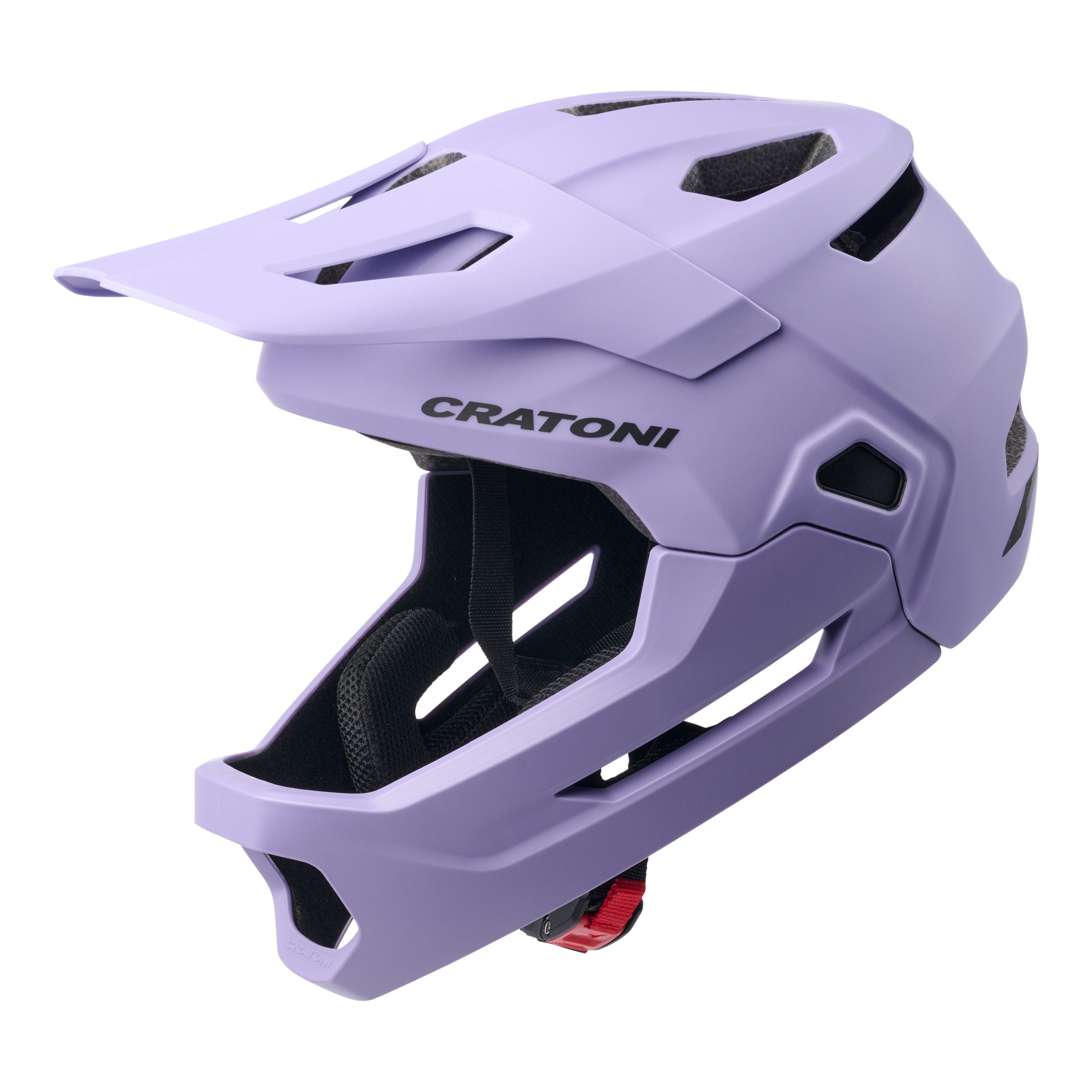 Cratoni Fahrradhelm Madcat LED Kinderhelm Fullfacehelm Gr. S/M (49-56 cm)