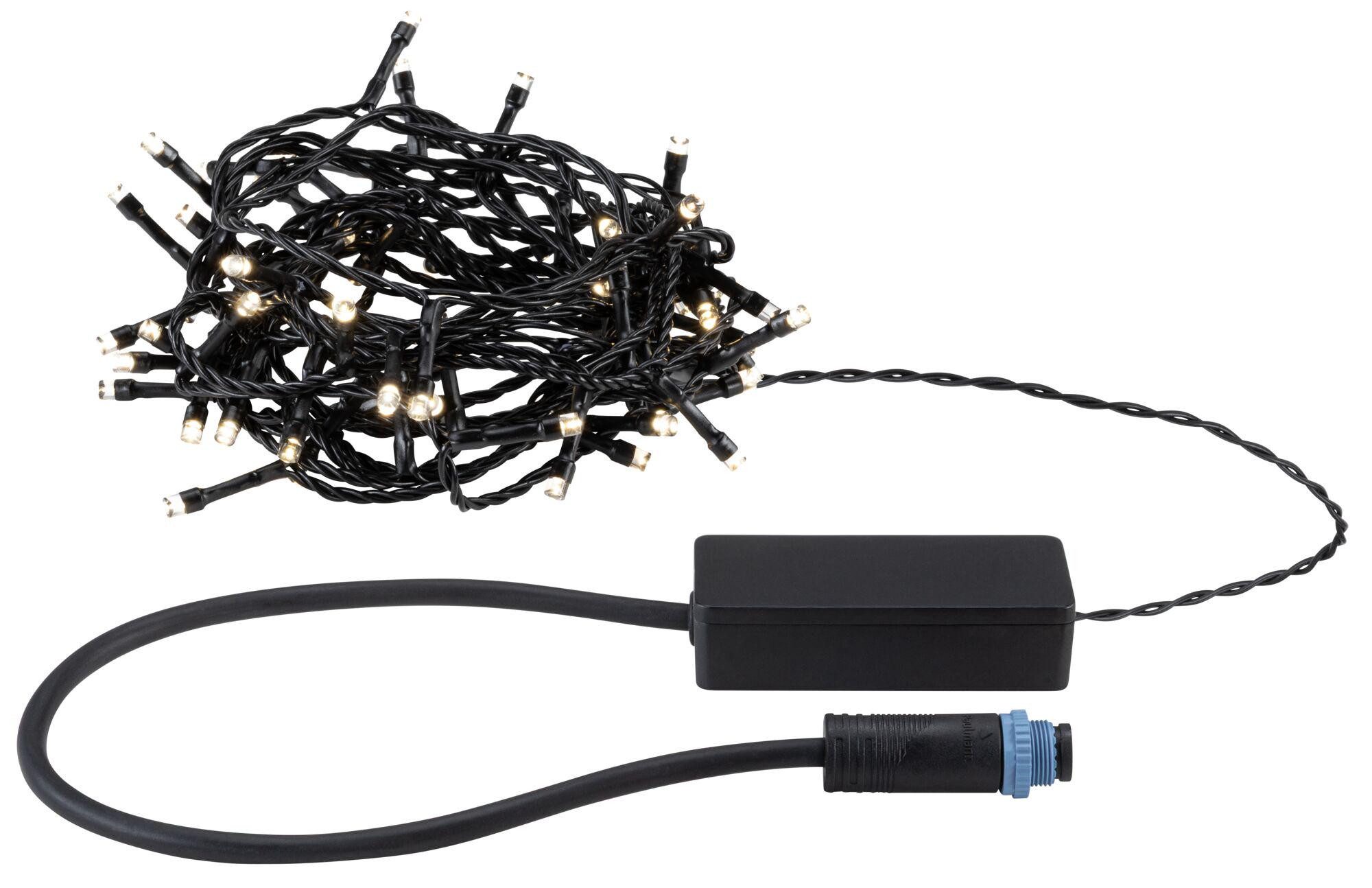 Paulmann LED-Lichterkette Yuna IP44 Schwarz, 1-flammig, dimmbar