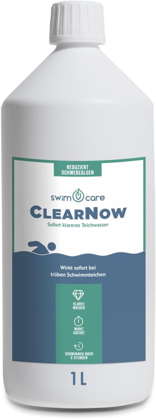 swimcare Teichpflege ClearNow - Sofort klareres Teichwasser, Sofortige Wirkung