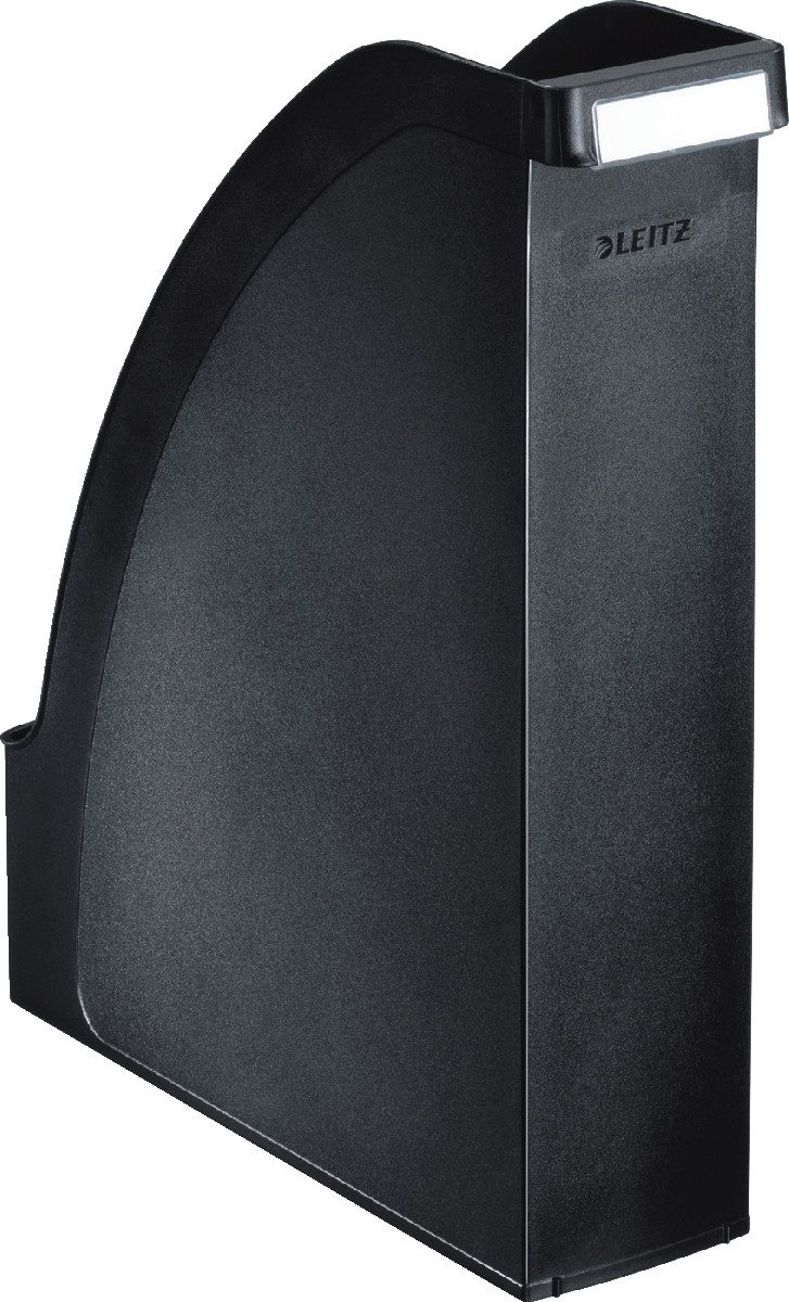LEITZ Stehsammler Stehsammler Plus A4 Polystyrol schwarz (6 Stück)