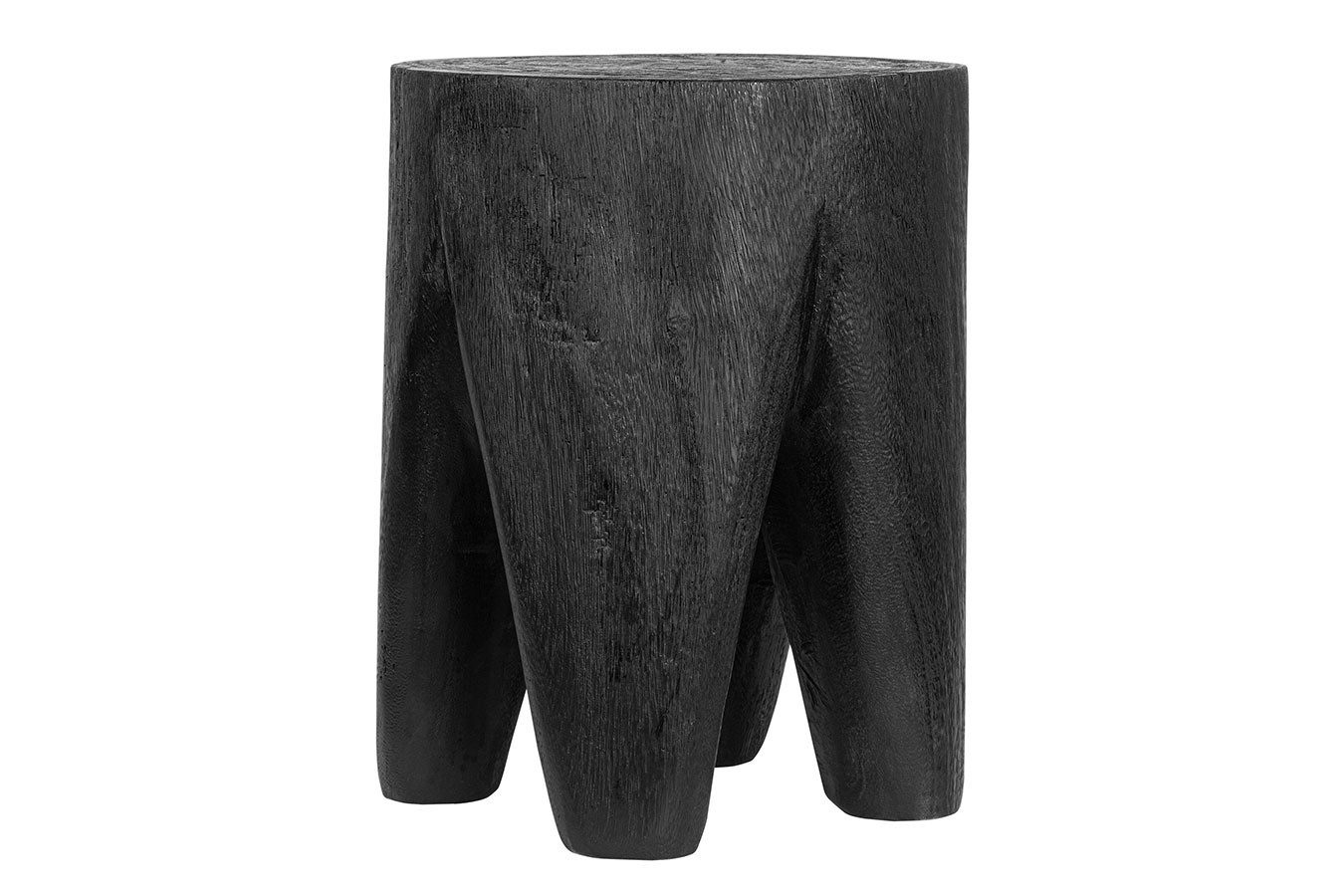 DTP Fußhocker Beisteller Tooth Suarholz schwarz