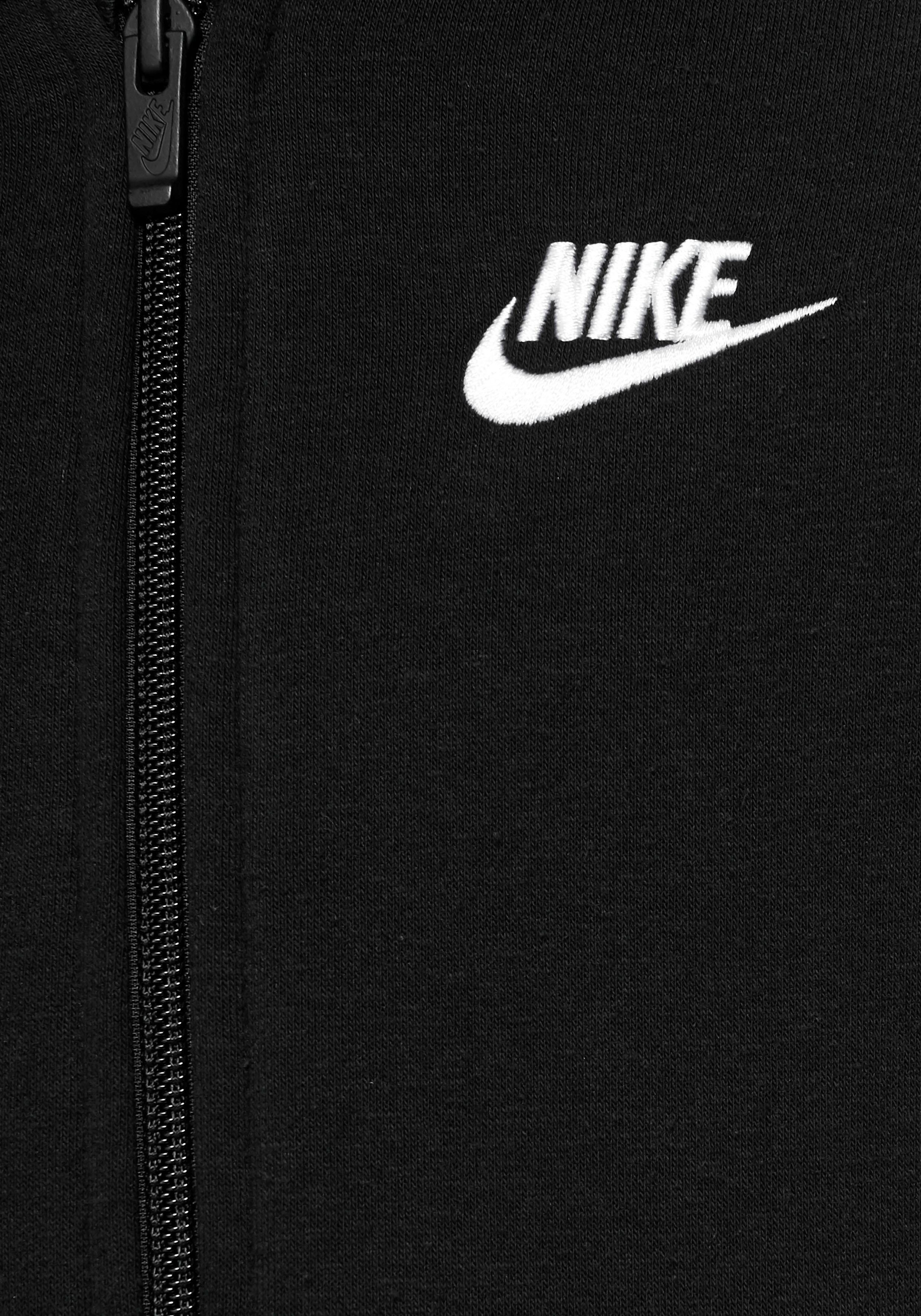 für Sportswear NSW - FZ Nike schwarz Kinder CLUB Kapuzensweatjacke HOODIE