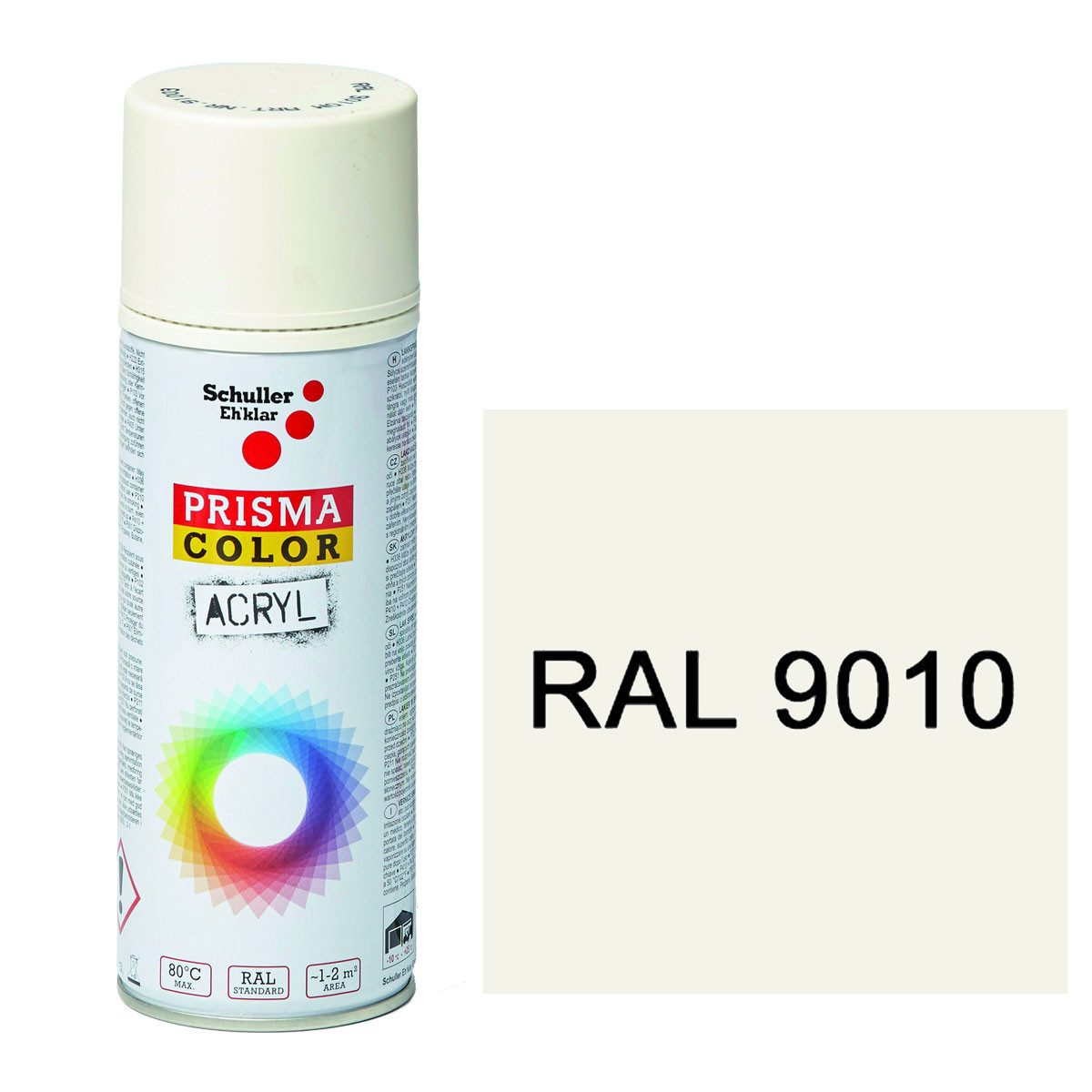 DD Composite Harzfarbe PRISMA COLOR Lackspray 400ml RAL9010 weiß, schnelltrocknender Acryllack