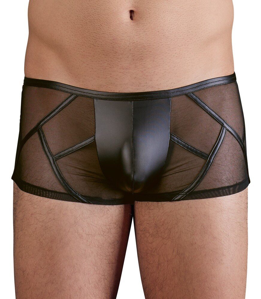 Boxershorts Boxershorts transparent und Wetlook - schwarz