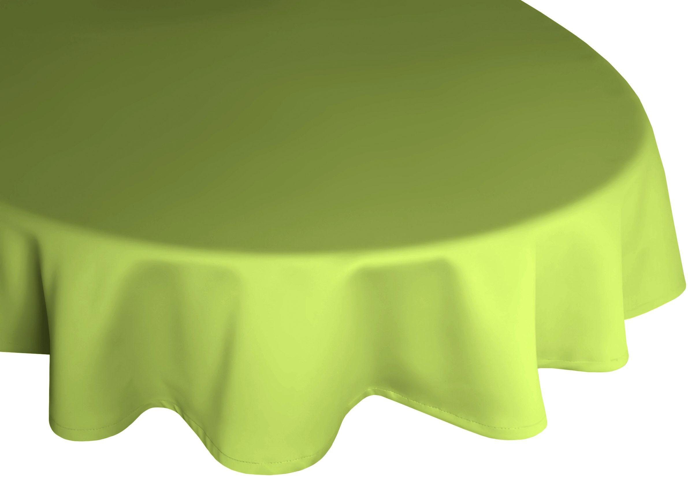 Wirth Tischdecke NEWBURY, rund grün | Tischdecken
