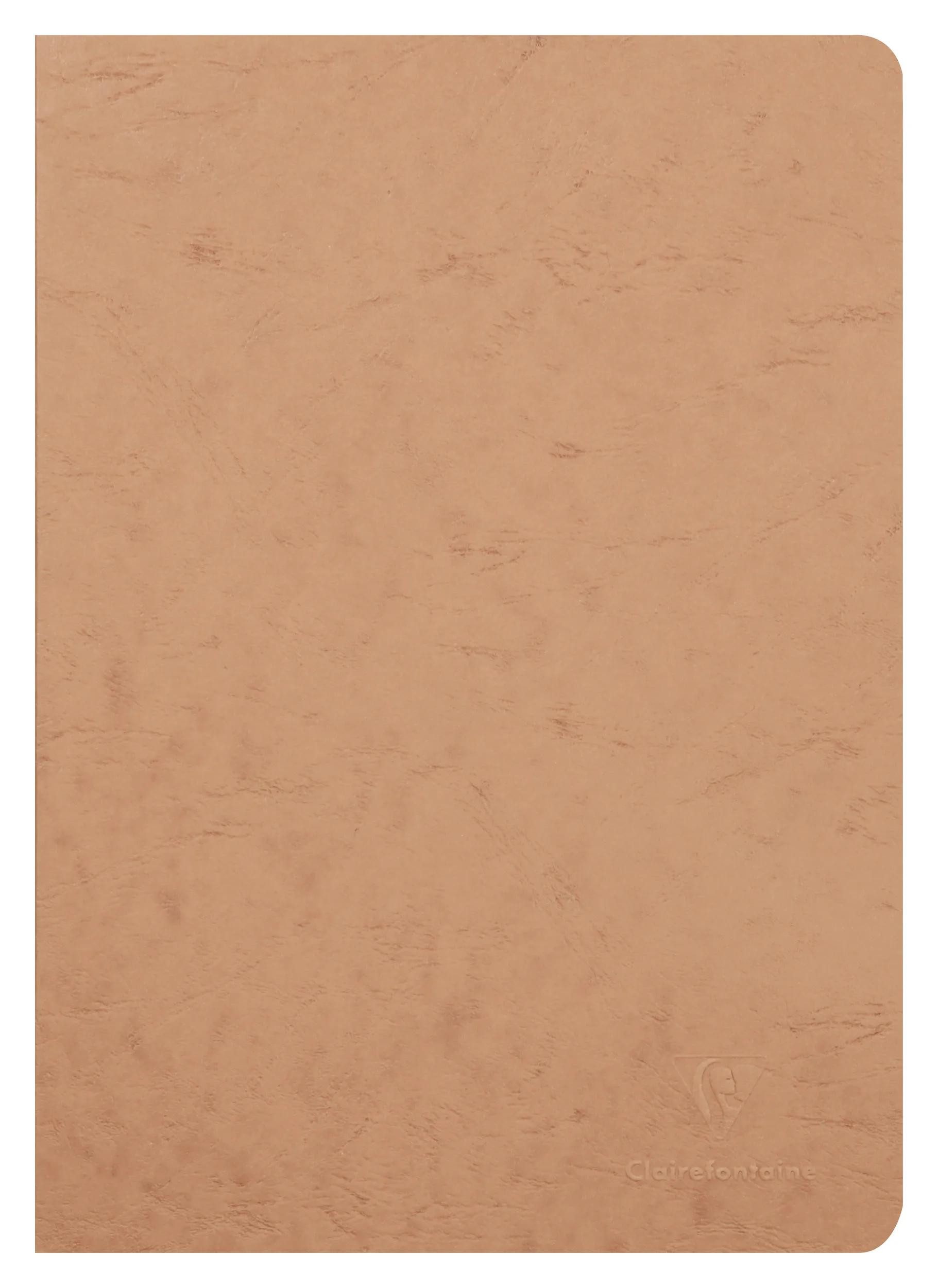 CLAIREFONTAINE Notizbuch 5x Age Bag Notizbuch A4, 48 Blatt blanko Tabak 733000C, Linicolor, Age Bag und Europa