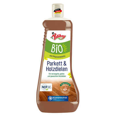 poliboy - 1 Liter - Bio Holzdielen Pflege Parkettreiniger (Pflege und Schutz für wertvolle Holzböden - Made in Germany)