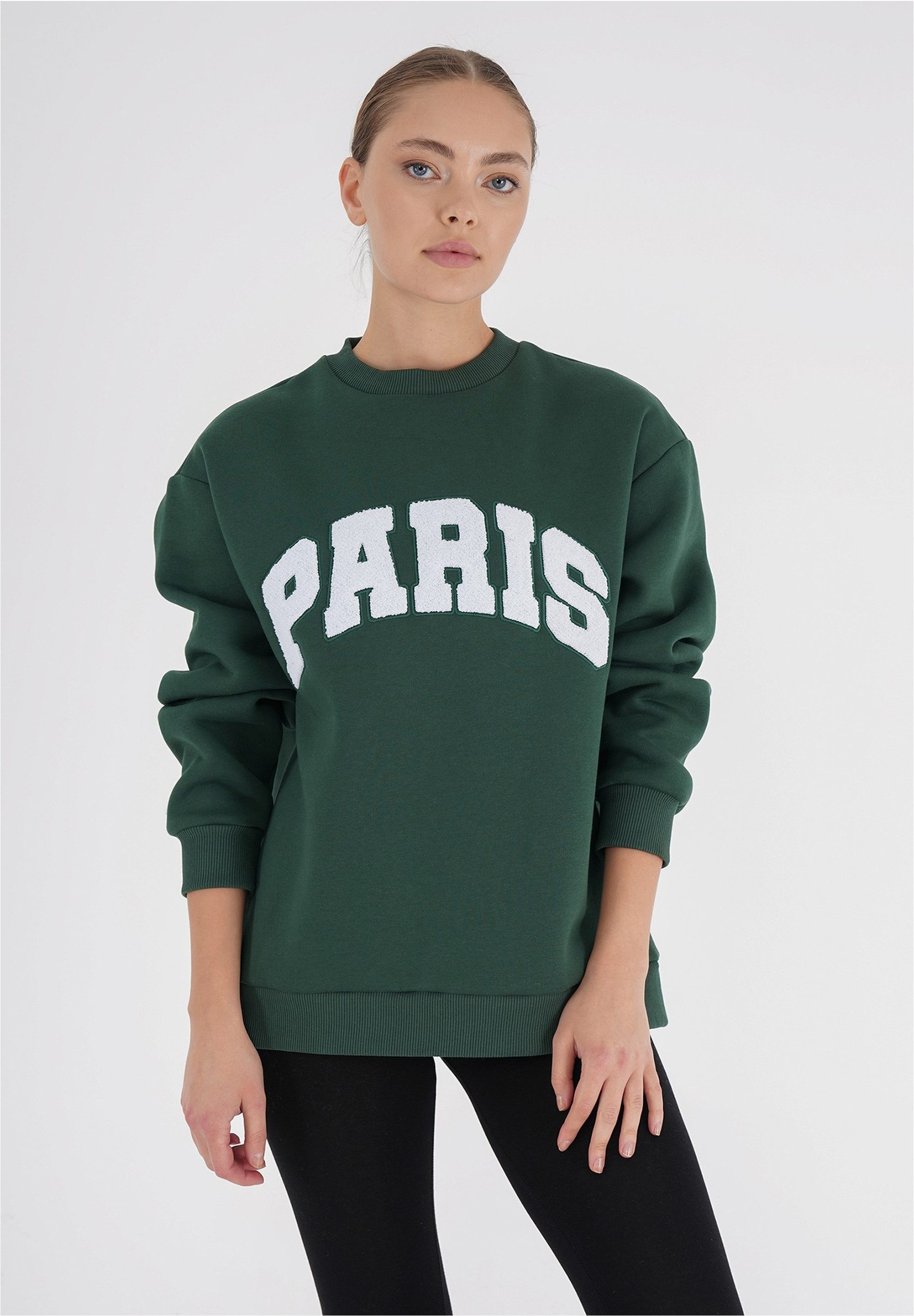 freshlions Sweatshirt Paris mit wunderbarer Stickerei günstig online kaufen