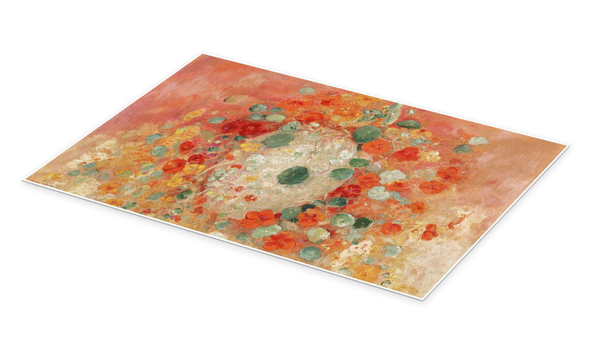Posterlounge Wandbild Kapuzinerkresse, Odilon Redon, erhältlich als Poster, Leinwandbild, Wandsticker oder Acrylglasbild
