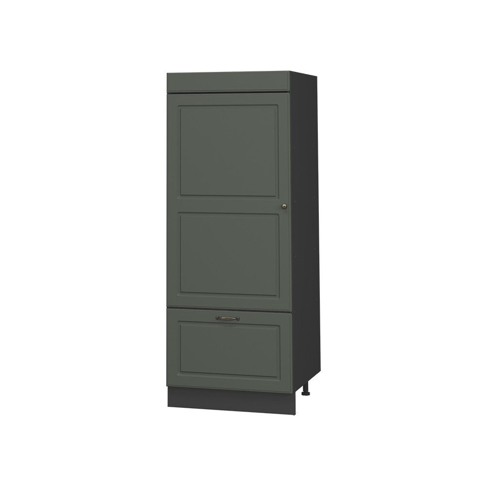 Vicco Hochschrank Fame-Line, Grün-Gold Landhaus/Anthrazit, 60 cm