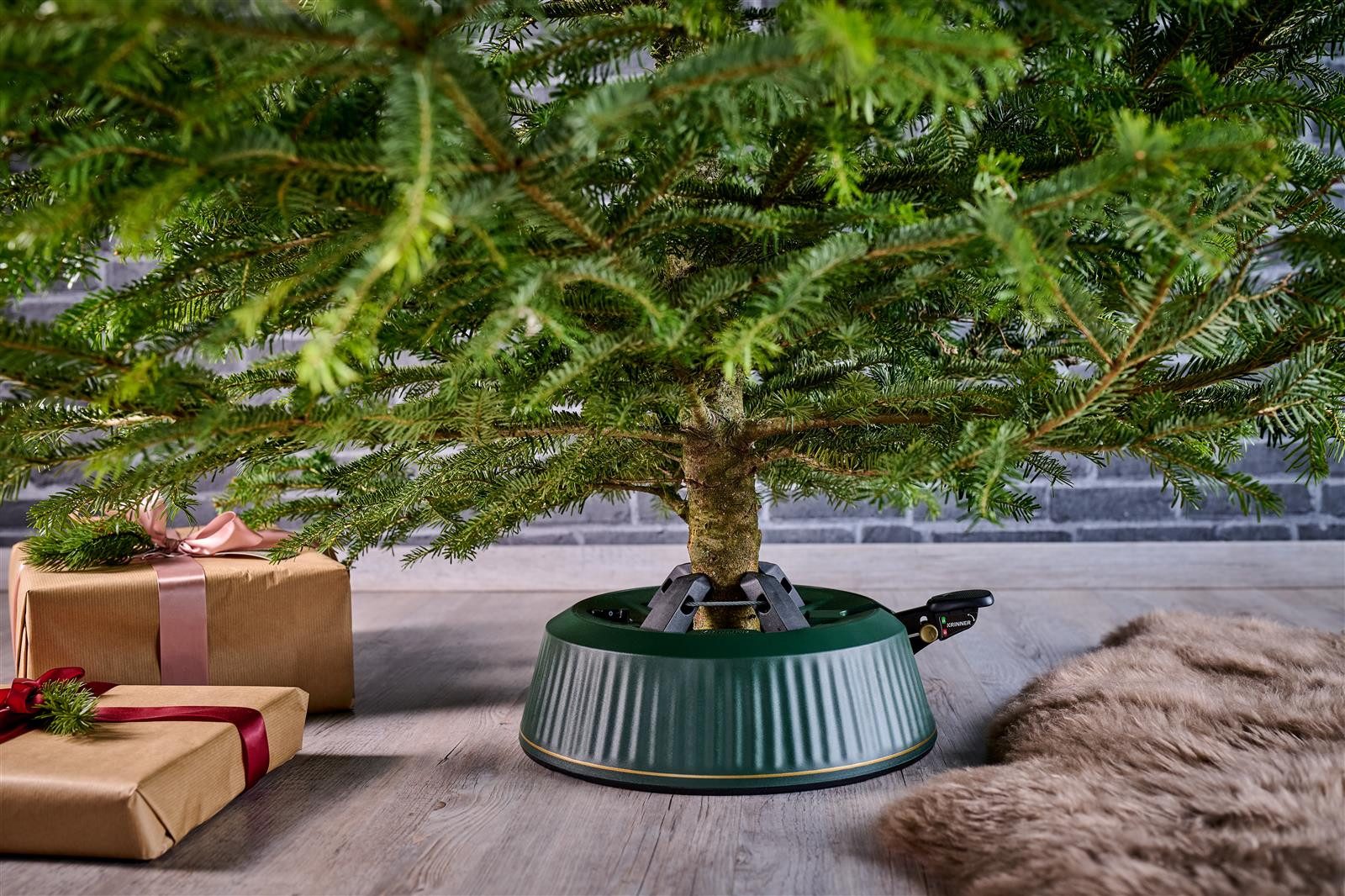 Krinner Christbaumständer KRINNER X-240 (1-tlg), Original-Rundum-Einseil-Technik