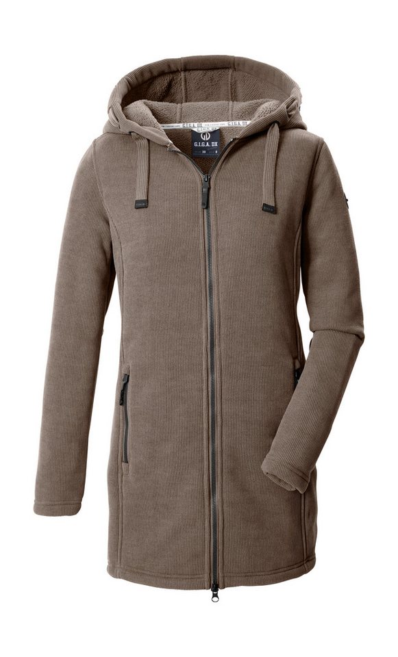 G.I.G.A. DX by killtec Fleecejacke GW 44 WMN KNTFLC PRK Leichter Damen Strickfleeceparka, warm, 2-Wege-Reißverschluss